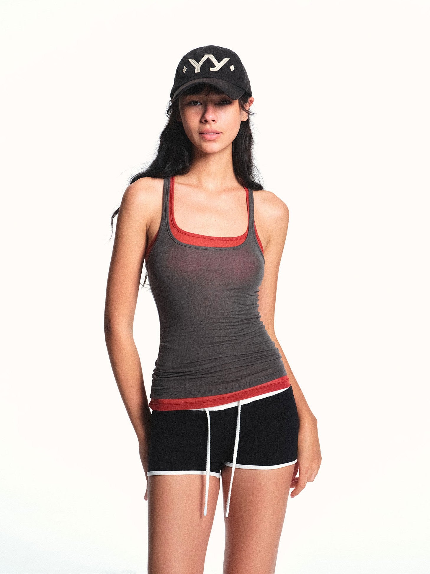kvkv Cropped Slim Racerback Layering Women&