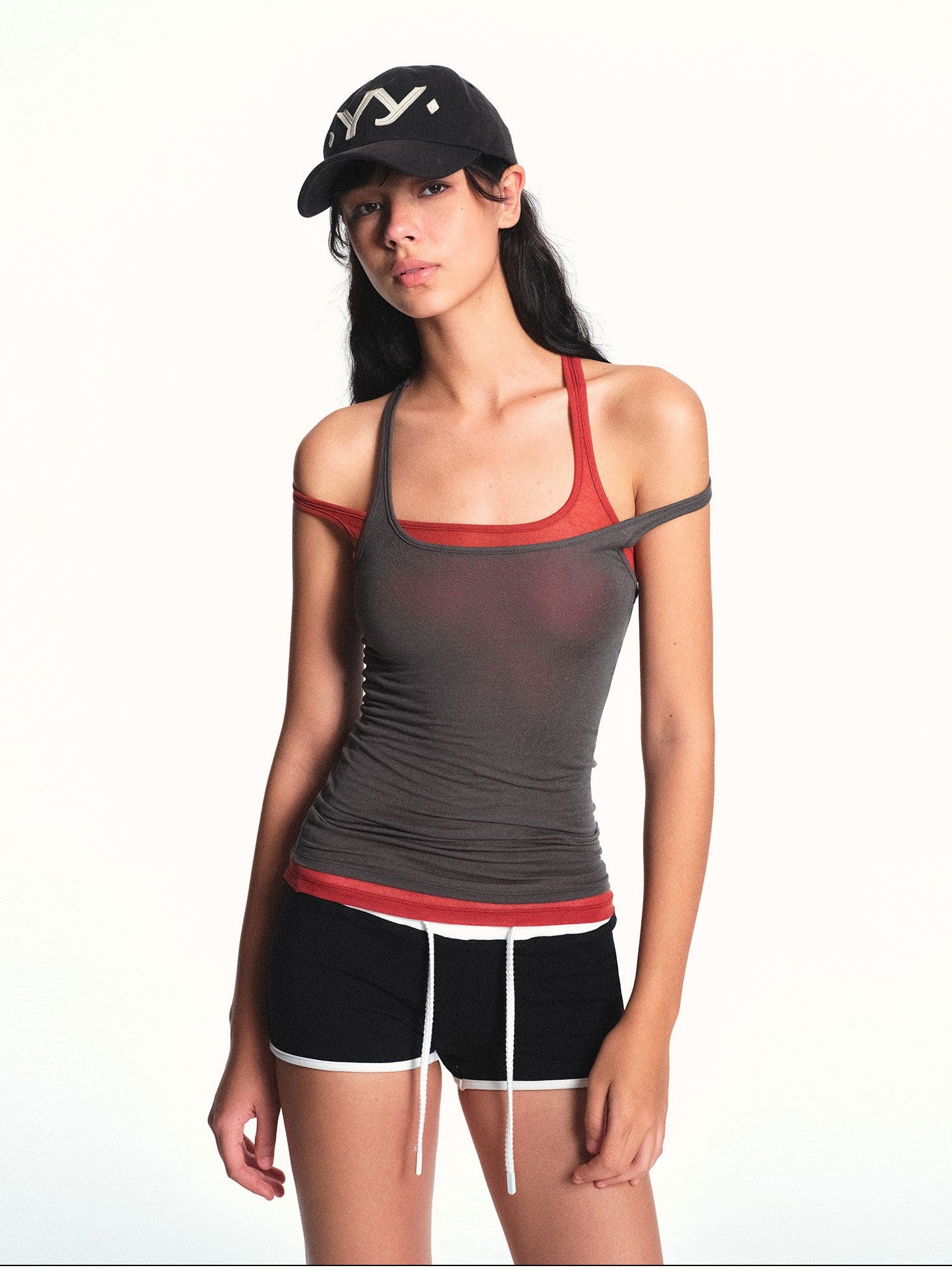 kvkv Cropped Slim Racerback Layering Women&