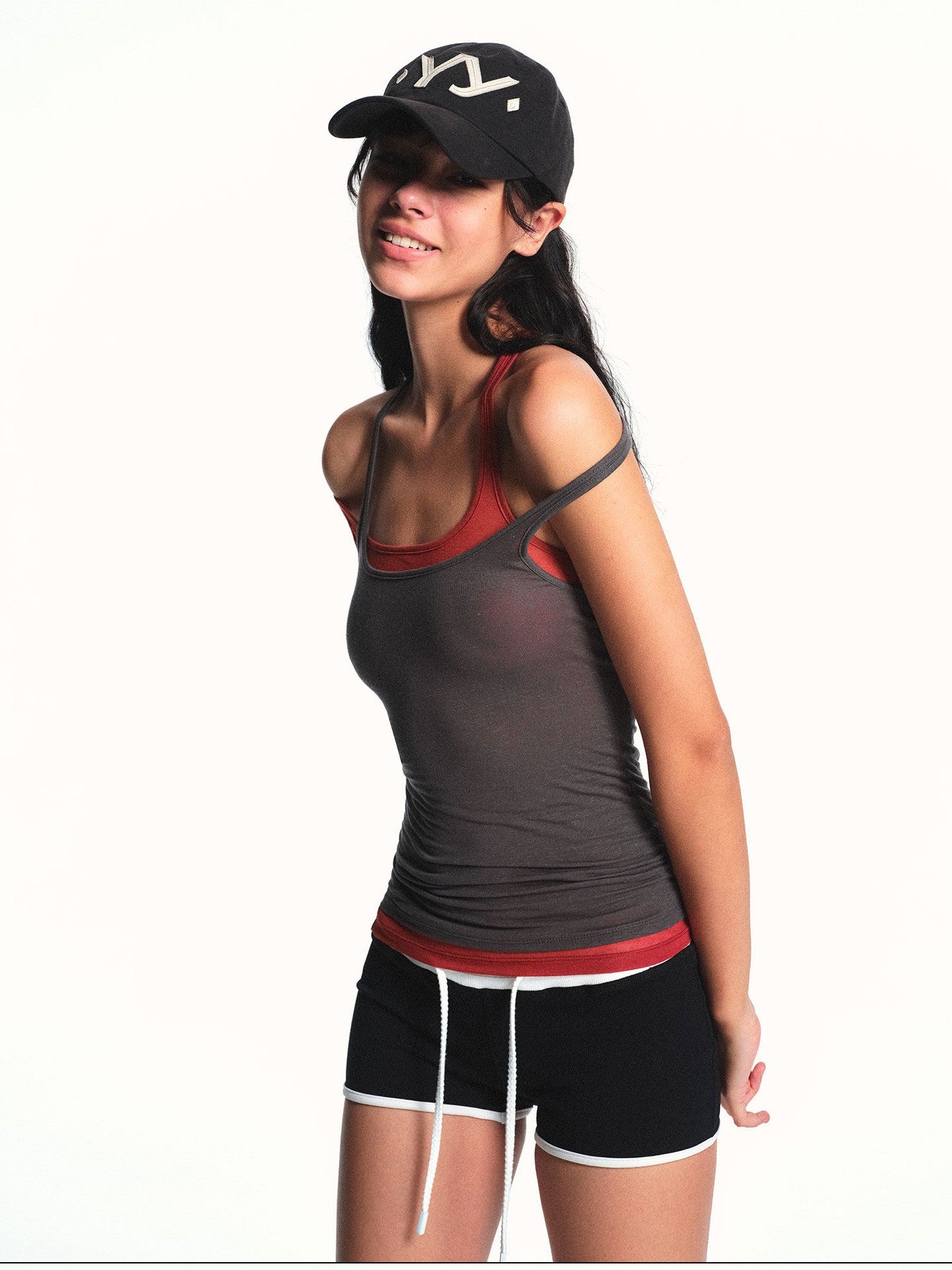 kvkv Cropped Slim Racerback Layering Women&
