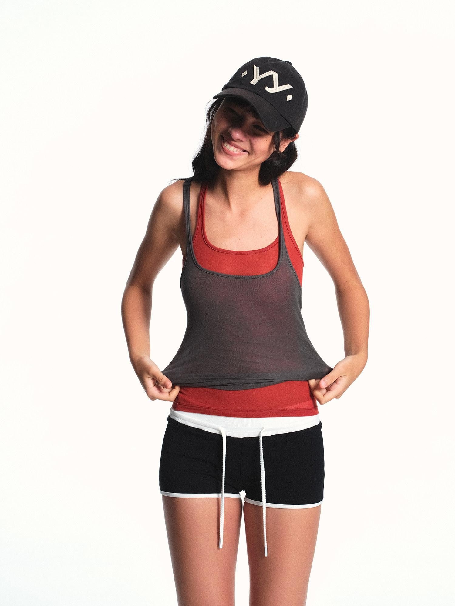 kvkv Cropped Slim Racerback Layering Women&