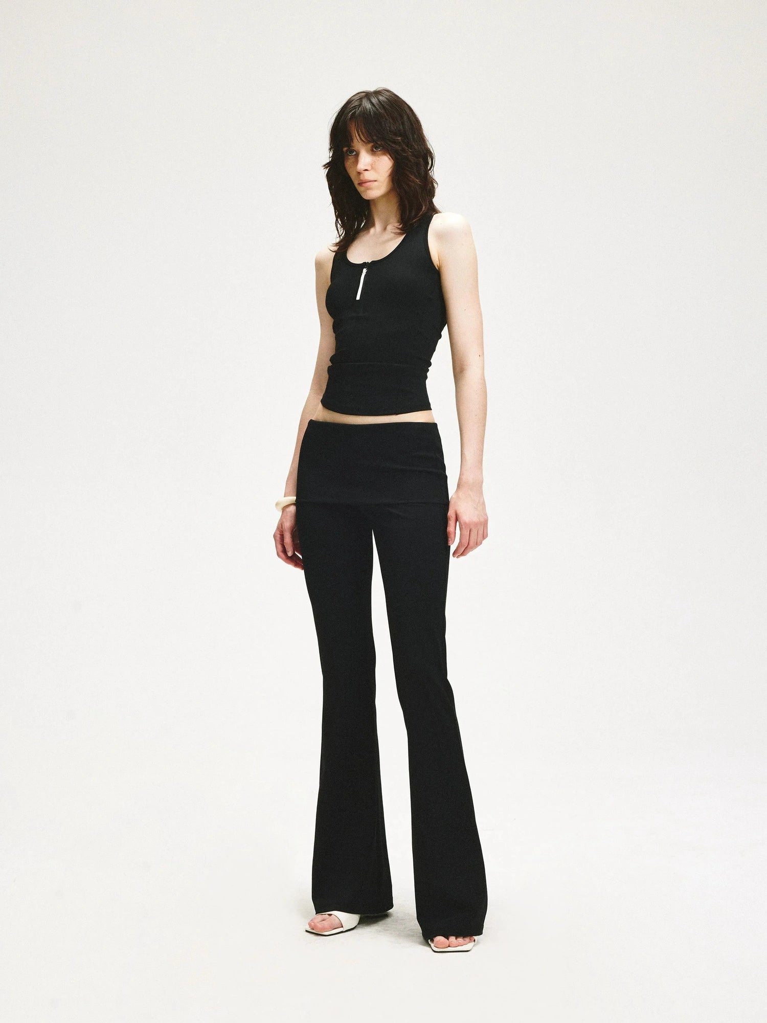 KVKV Yoga Clothing Brand - Cross Back Zip Front Yoga Top