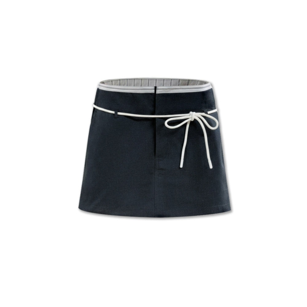 kvkv_Denim_Colorblock_Striped_Waistband_Textured_Check_Women&