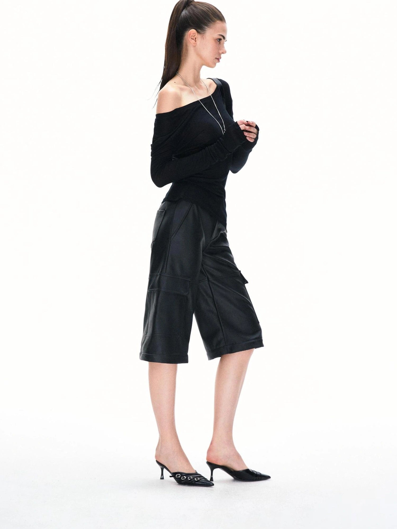 kvkv Detachable Skin Feel Cargo Pants