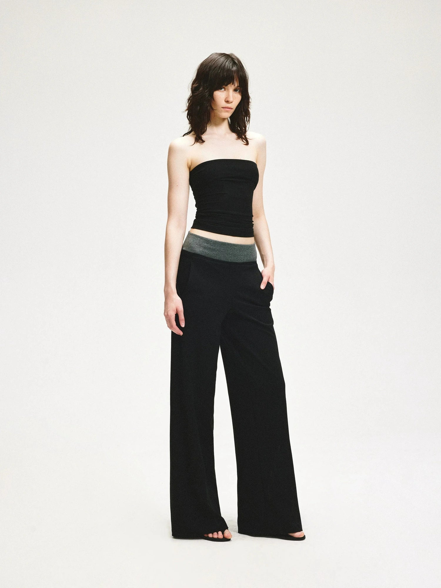 KVKV Yoga Clothing Brand - Double Waistband Loose Fit Sweatpants