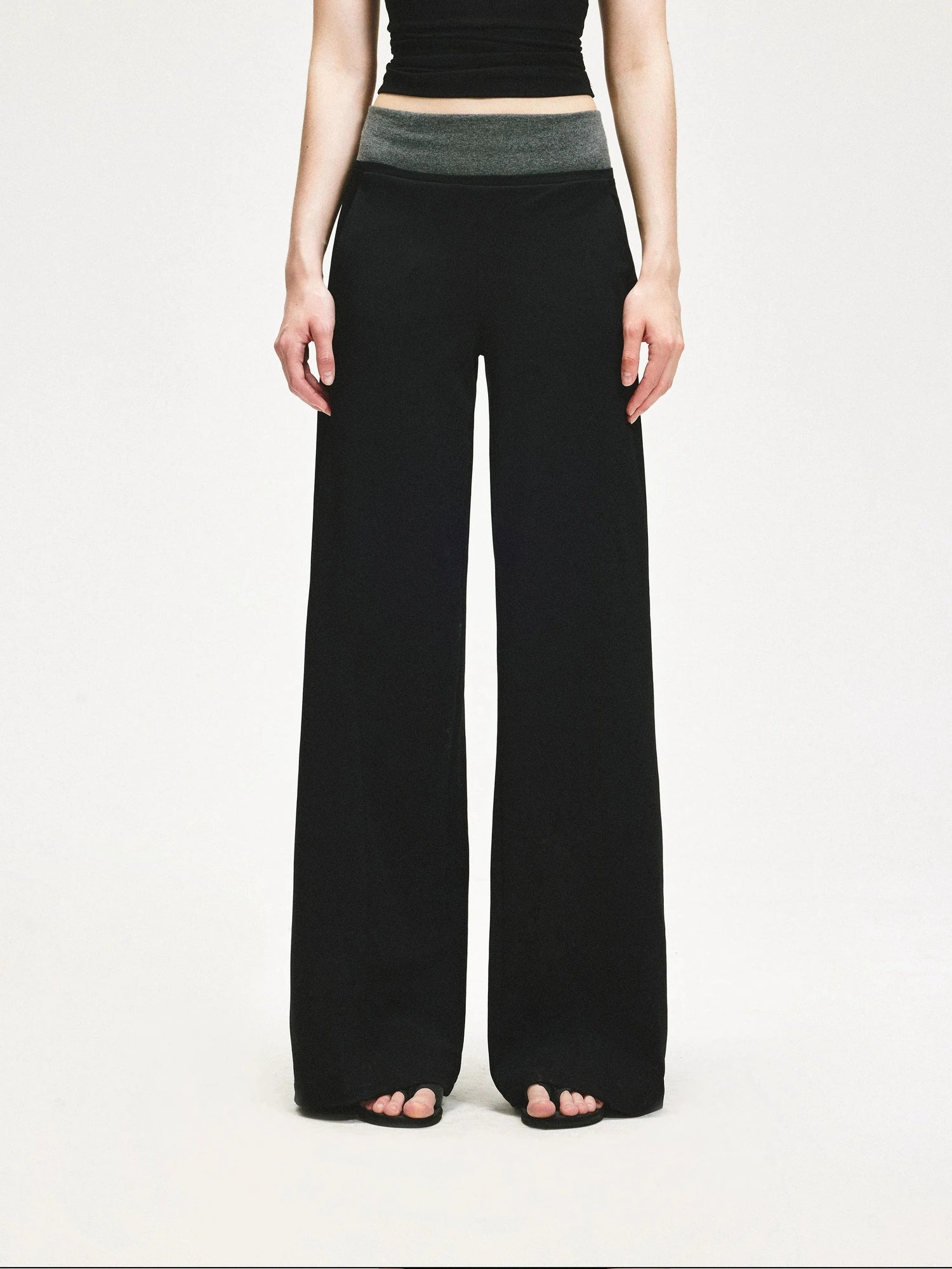 KVKV Yoga Clothing Brand - Double Waistband Loose Fit Sweatpants