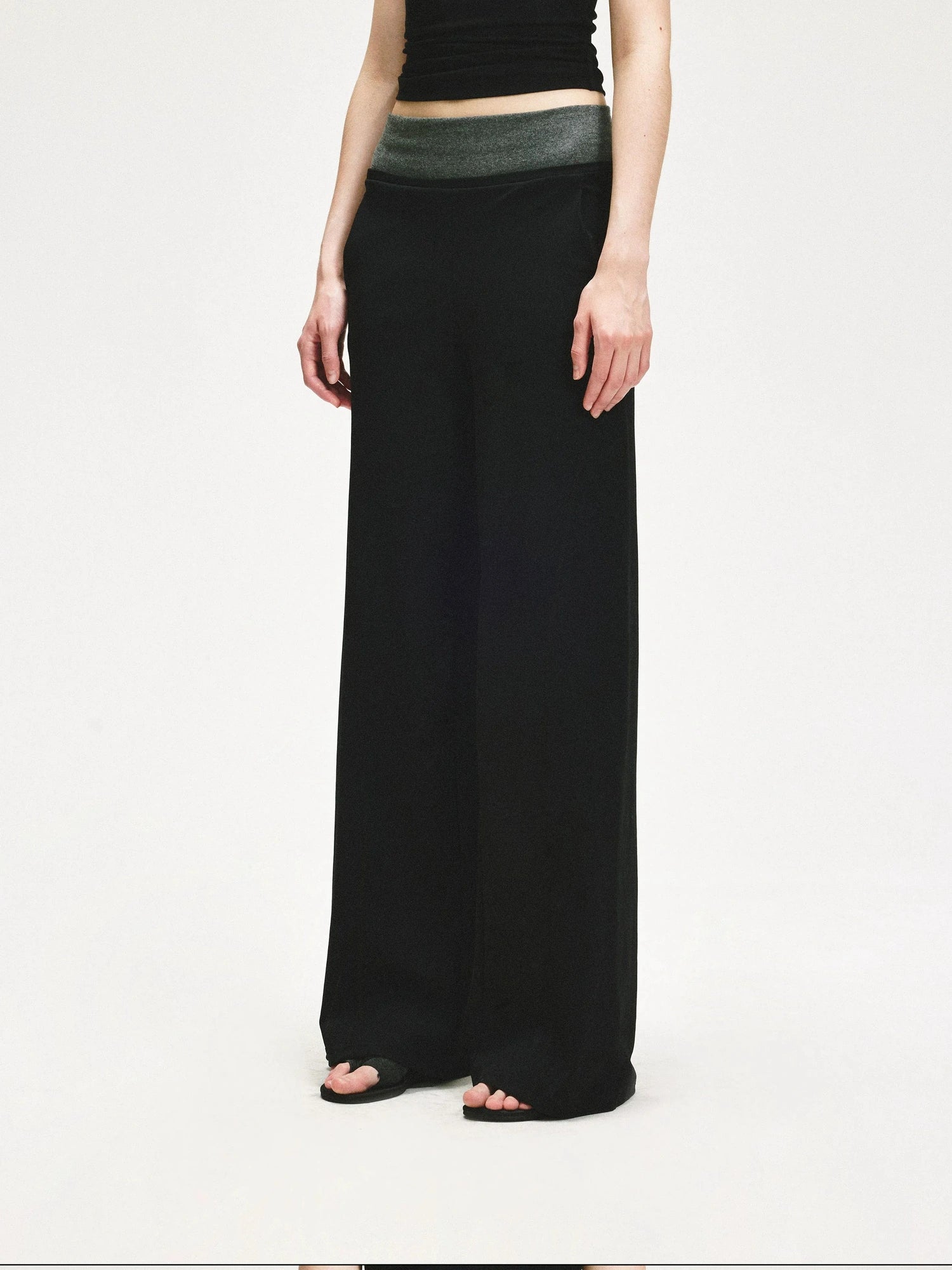 KVKV Yoga Clothing Brand - Double Waistband Loose Fit Sweatpants