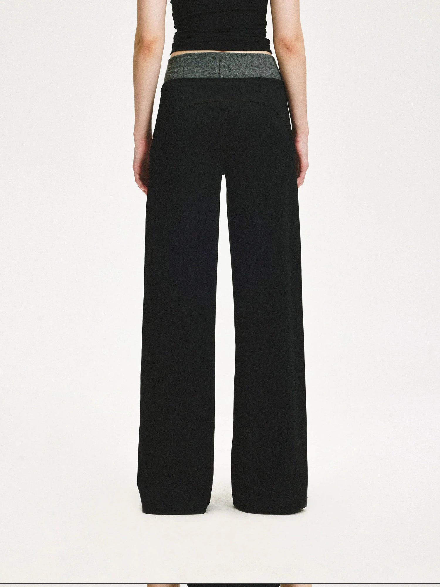 KVKV Yoga Clothing Brand - Double Waistband Loose Fit Sweatpants