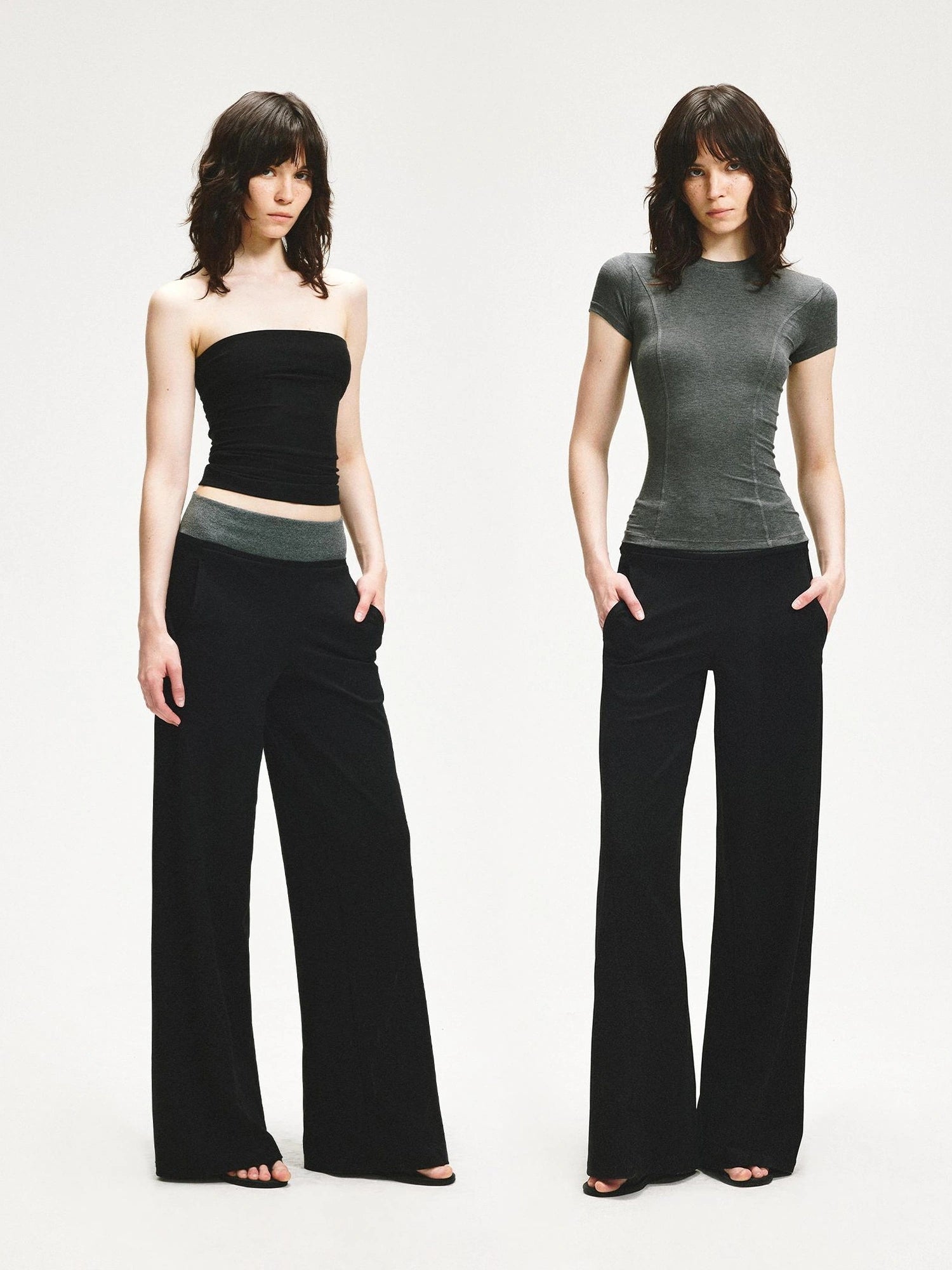 KVKV Yoga Clothing Brand - Double Waistband Loose Fit Sweatpants