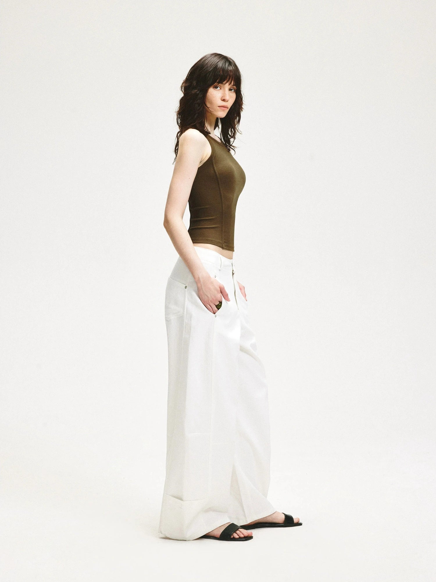 KVKV Yoga Clothing Brand - Fitted Ribbed Yoga Tank Top