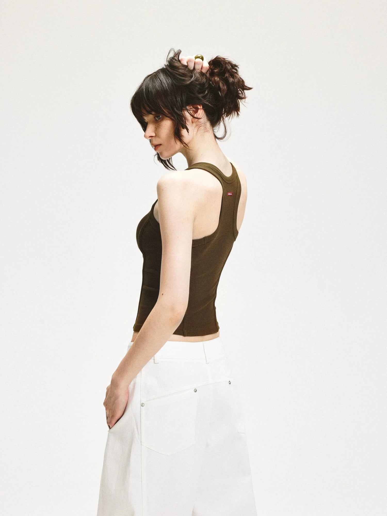 KVKV Yoga Clothing Brand - Fitted Ribbed Yoga Tank Top