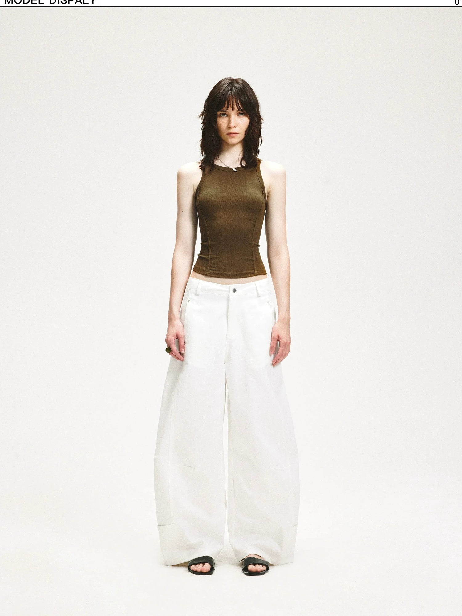KVKV Yoga Clothing Brand - Fitted Ribbed Yoga Tank Top