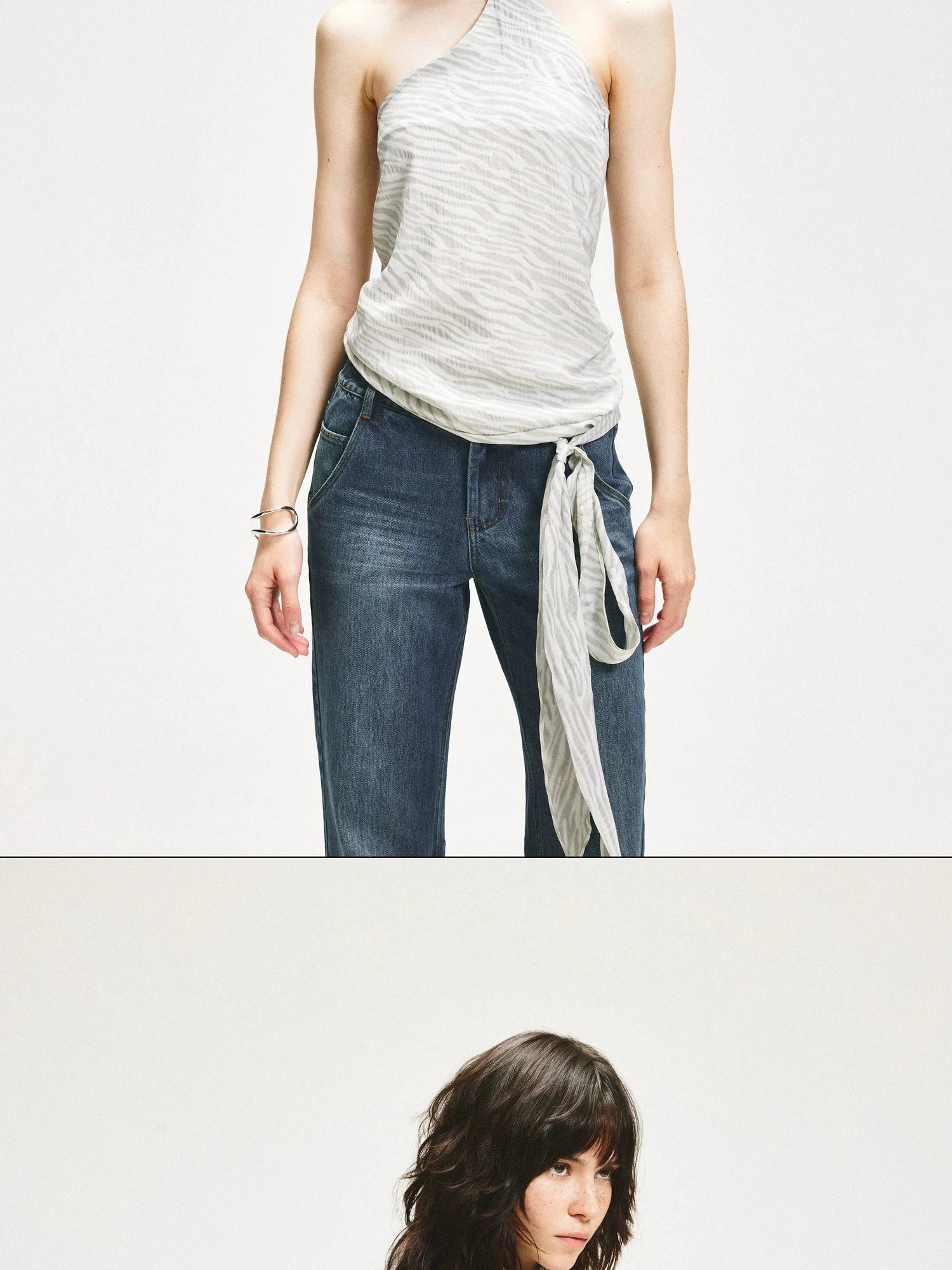 KVKV Yoga Clothing Brand - Halter Neck Sleeveless Vest With Adjustable Tie Belt