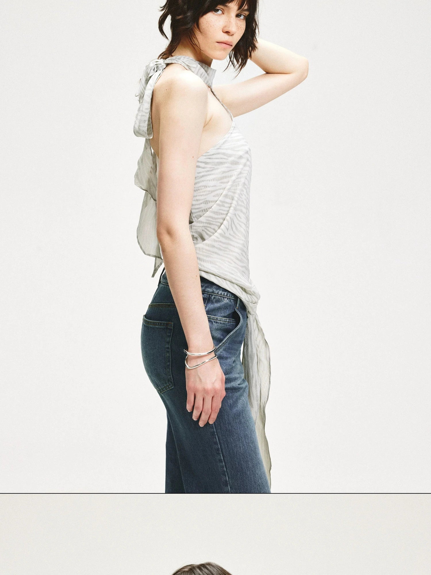 KVKV Yoga Clothing Brand - Halter Neck Sleeveless Vest With Adjustable Tie Belt