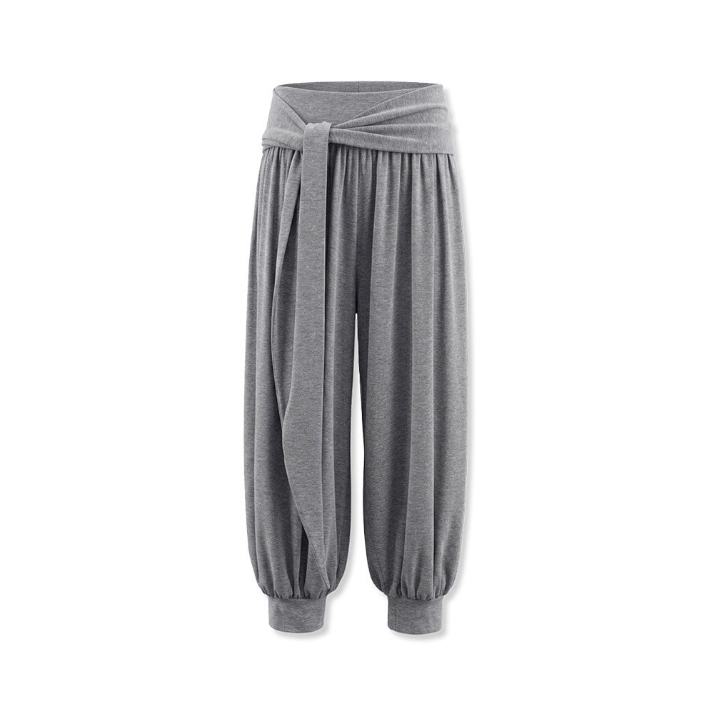 kvkv_Heather_Grey_Pleated_Detachable_Tie_Slub_Women&