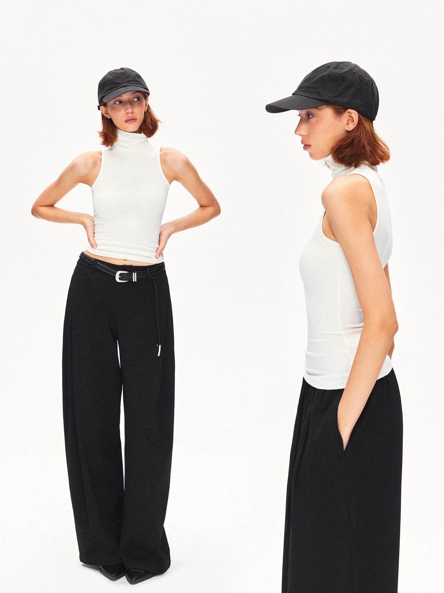 kvkv Ivory High Neck Shoulder Cutout Women&