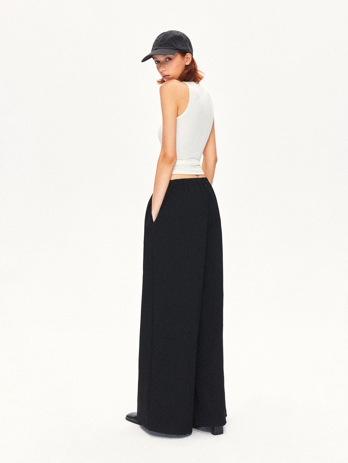 kvkv Ivory High Neck Shoulder Cutout Women&