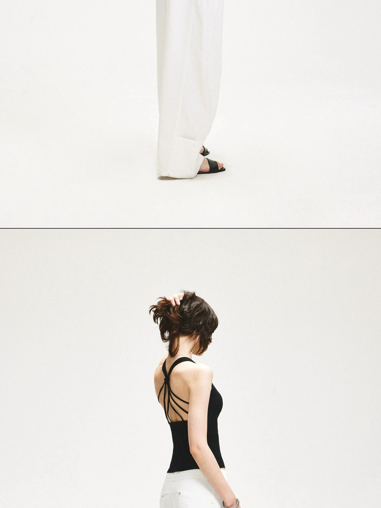 KVKV Yoga Clothing Brand - Lace Y Back Knit Sleeveless Tank