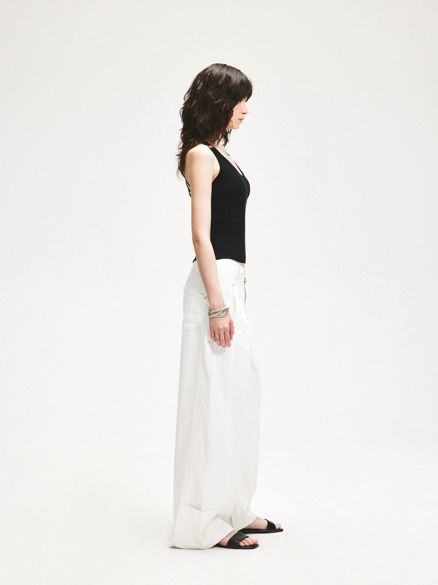 KVKV Yoga Clothing Brand - Lace Y Back Knit Sleeveless Tank