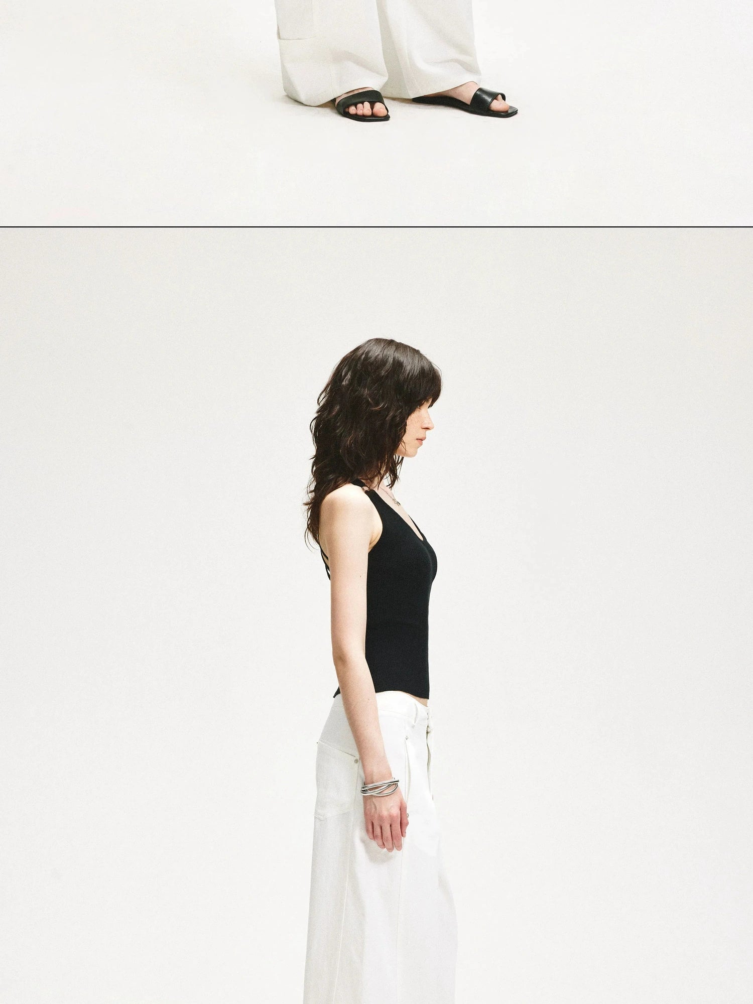 KVKV Yoga Clothing Brand - Lace Y Back Knit Sleeveless Tank