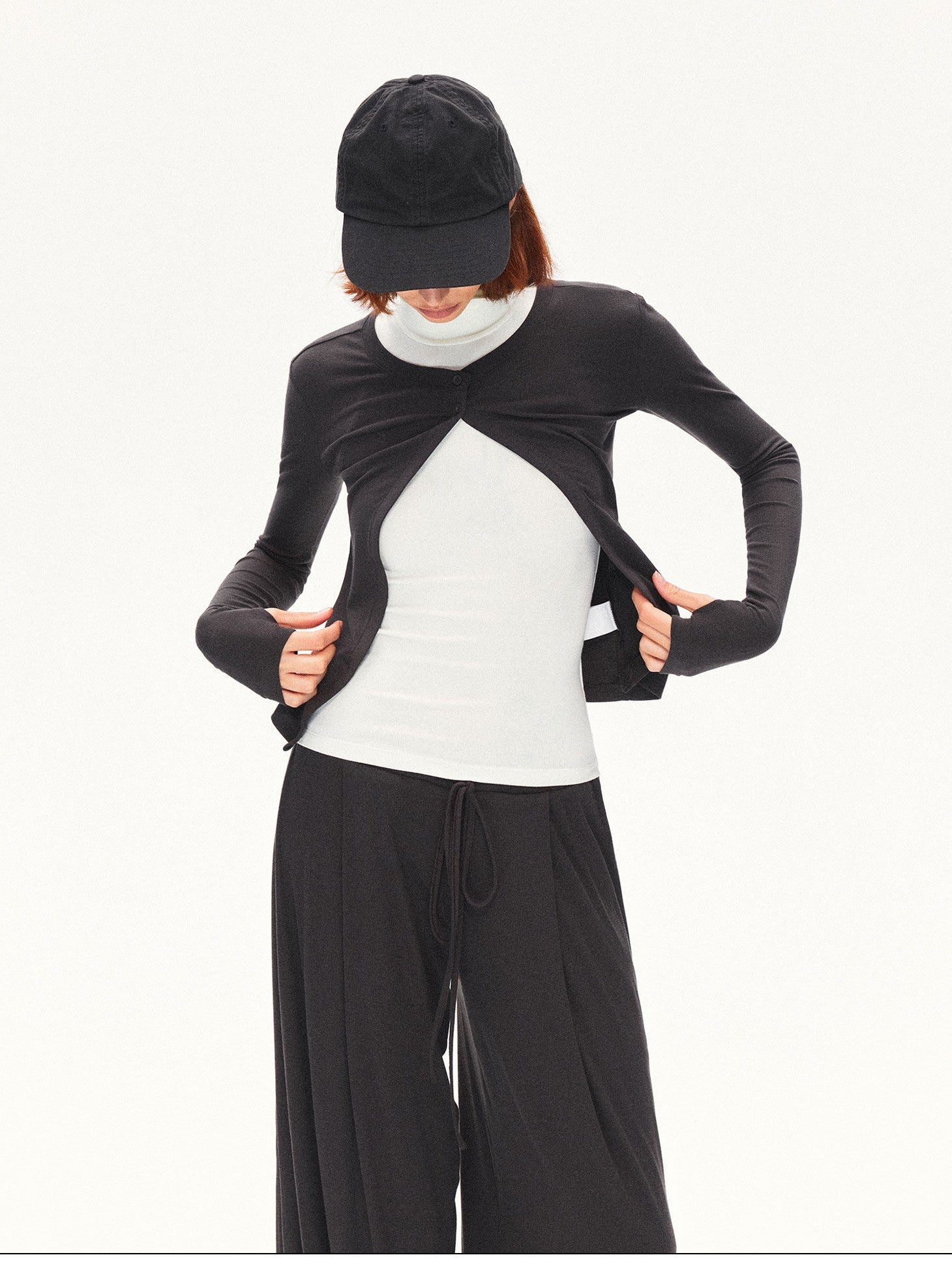 kvkv Layered Turtleneck Sleeveless Short Women&