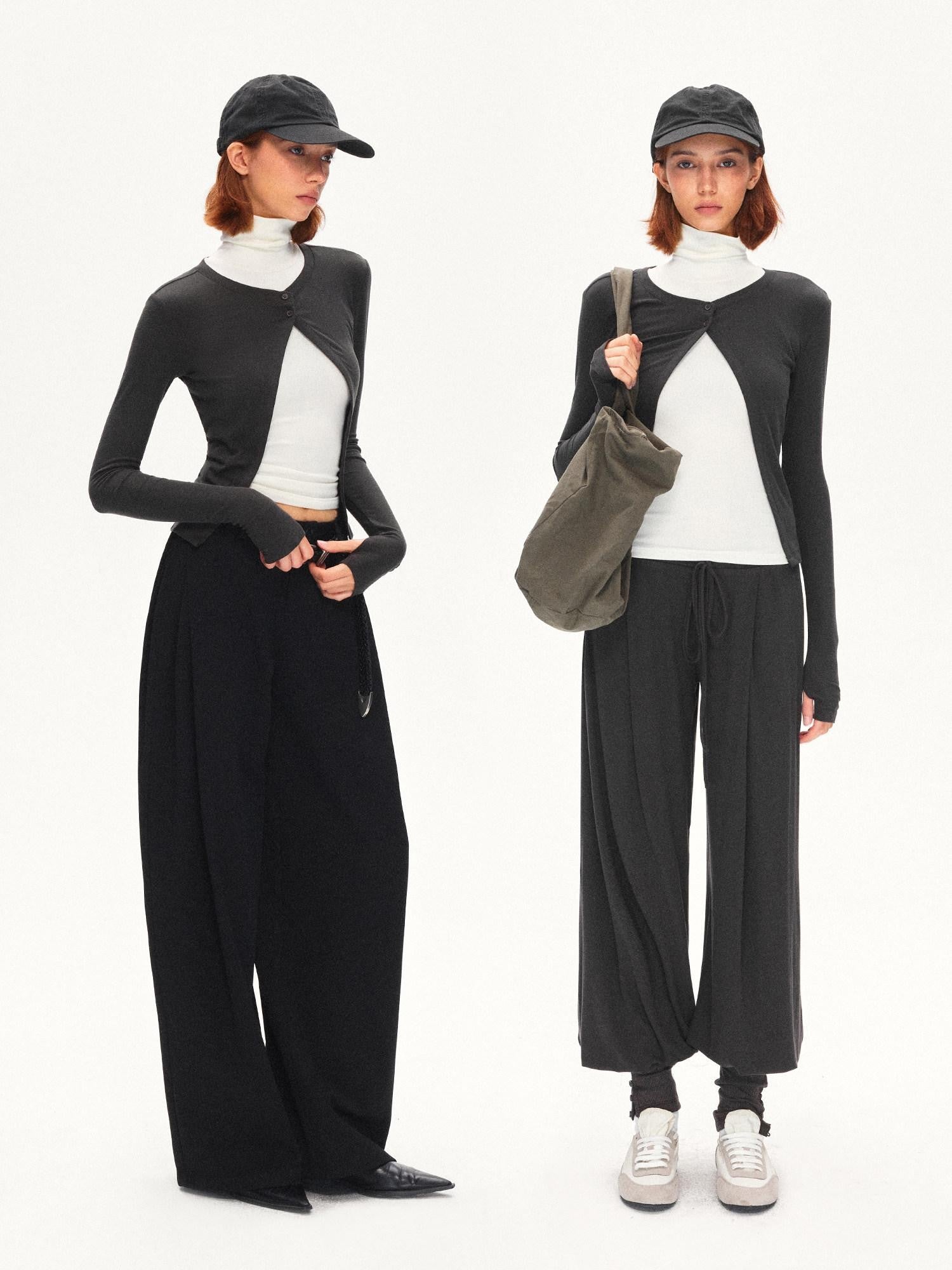 kvkv Layered Turtleneck Sleeveless Short Women&