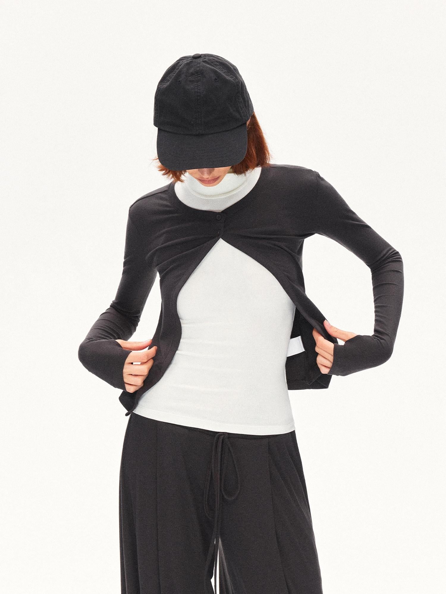 kvkv Layered Turtleneck Sleeveless Short Women&