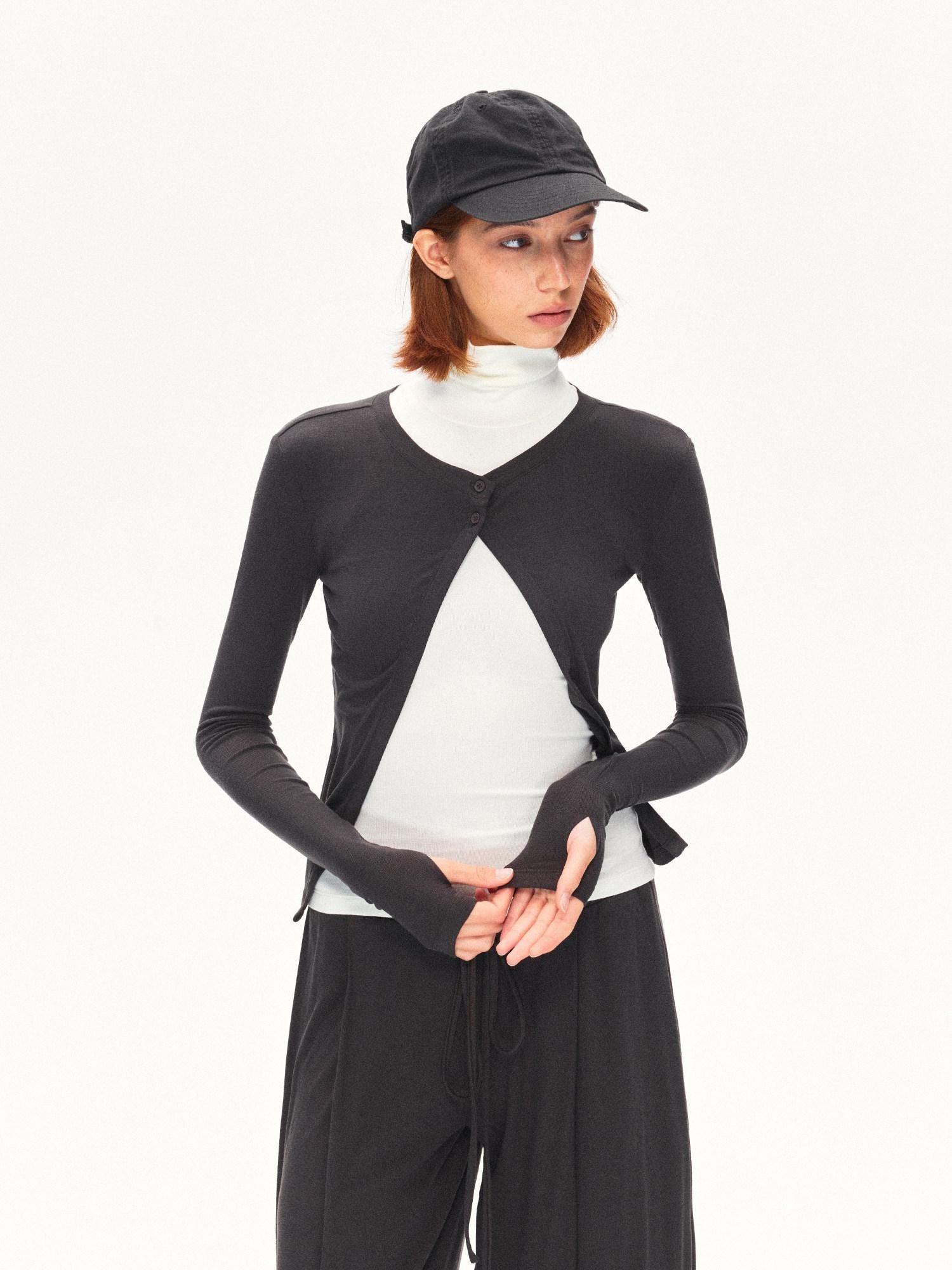 kvkv Layered Turtleneck Sleeveless Short Women&