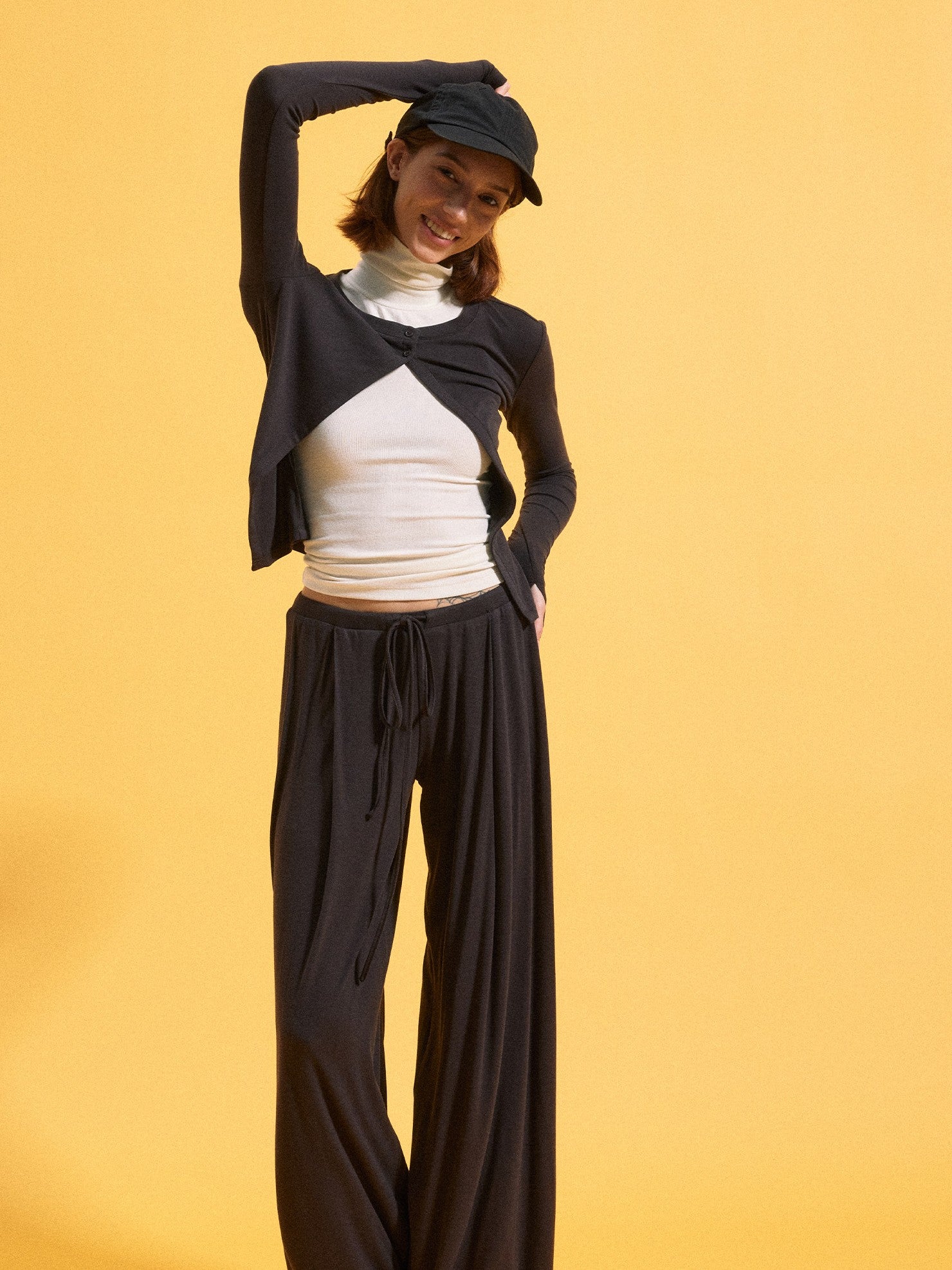 kvkv Layered Turtleneck Sleeveless Short Women&