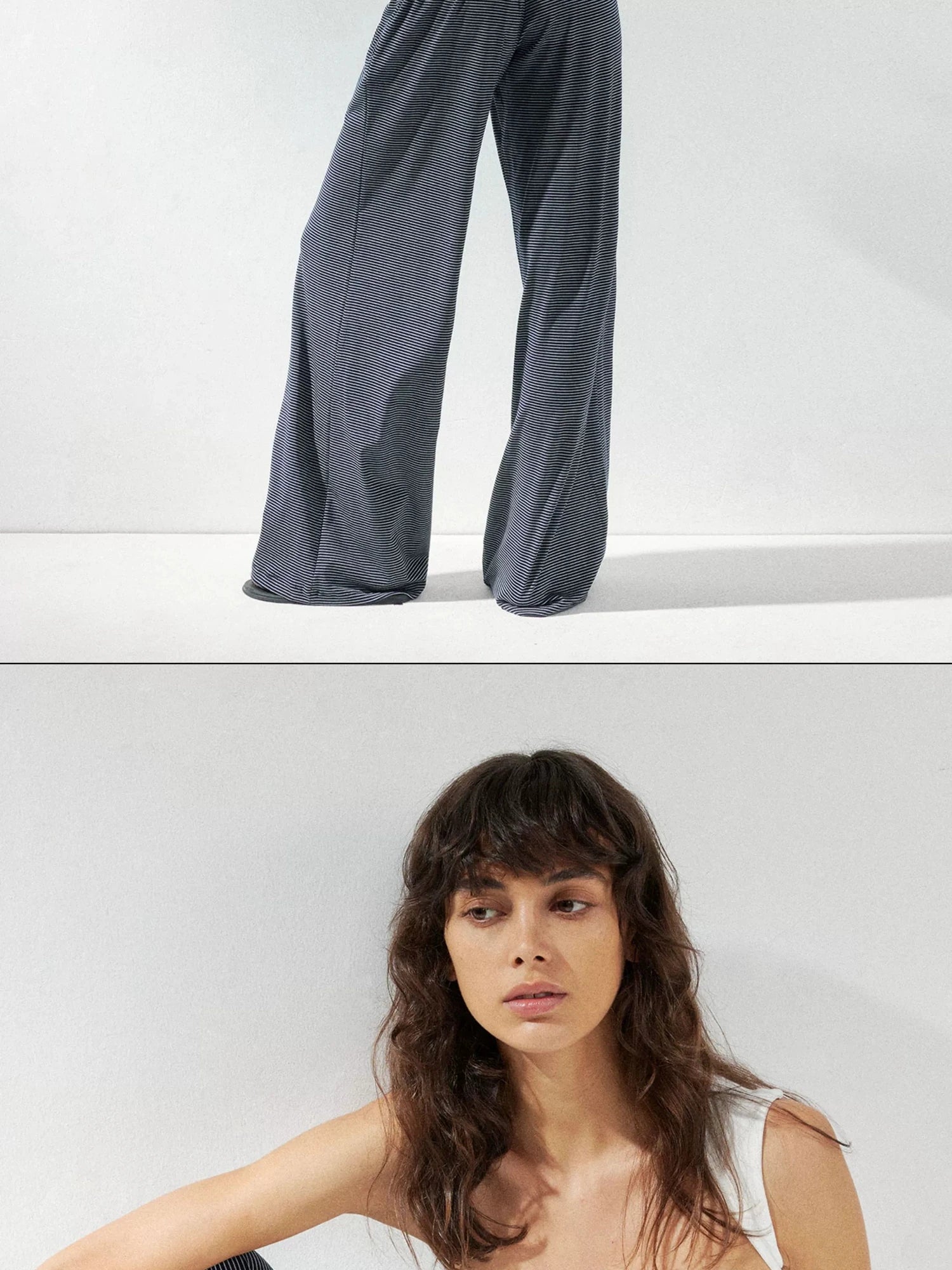 kvkv Low Rise Flared Yoga Pants With Folded Waist