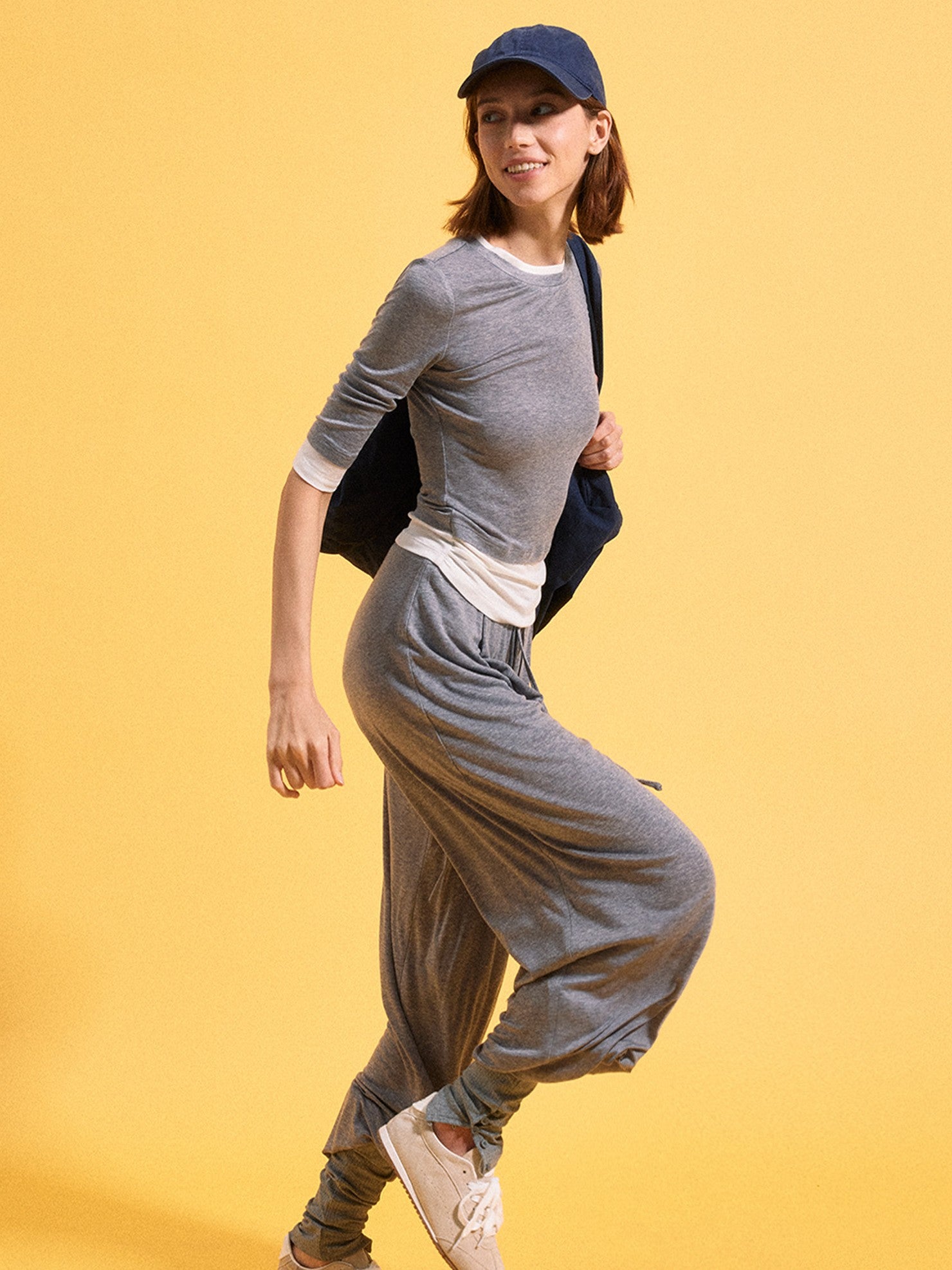 kvkv Mock Layered Splice Breathable Slim Women&