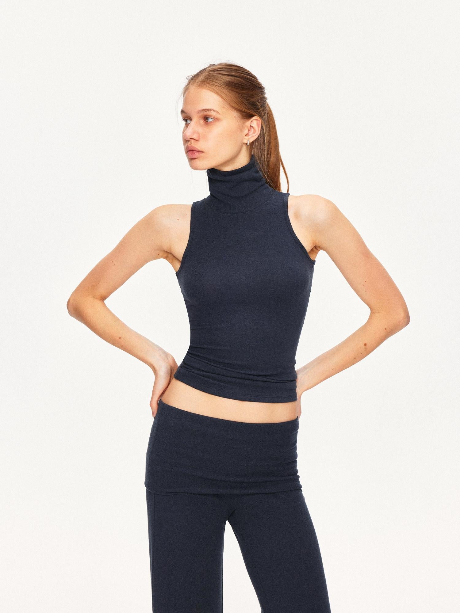 kvkv Moisture Wicking Cropped Slim Fit Sporty Women Yoga Soft Stretch Tank Tops