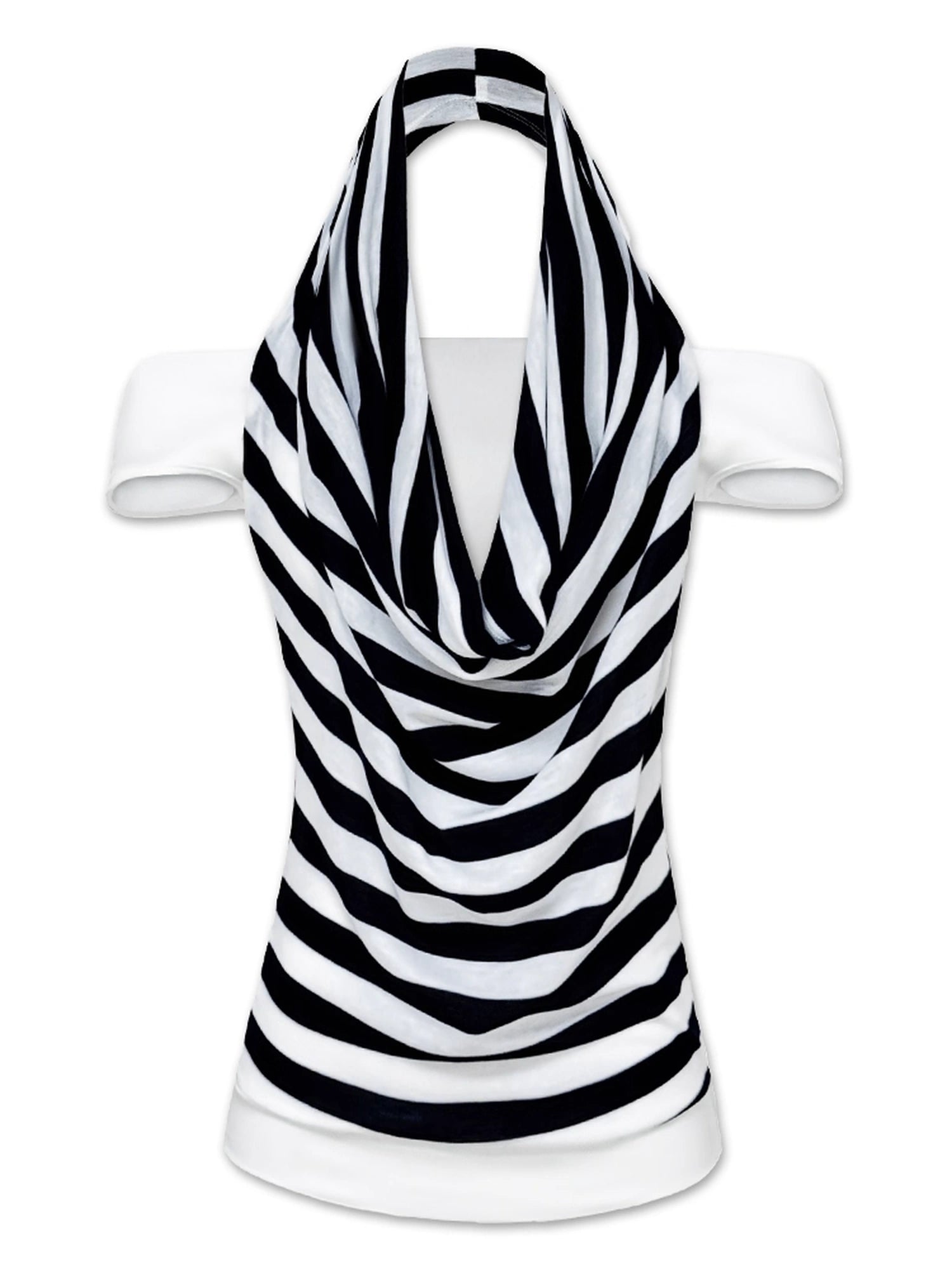 kvkv_One_Shoulder_Striped_Draped_Neck_Wrap_Top_MISSTT