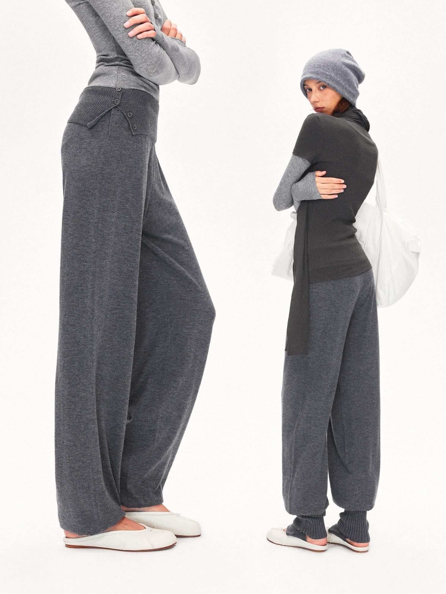 kvkv Side Slit Foldover Detachable Stirrup Women&