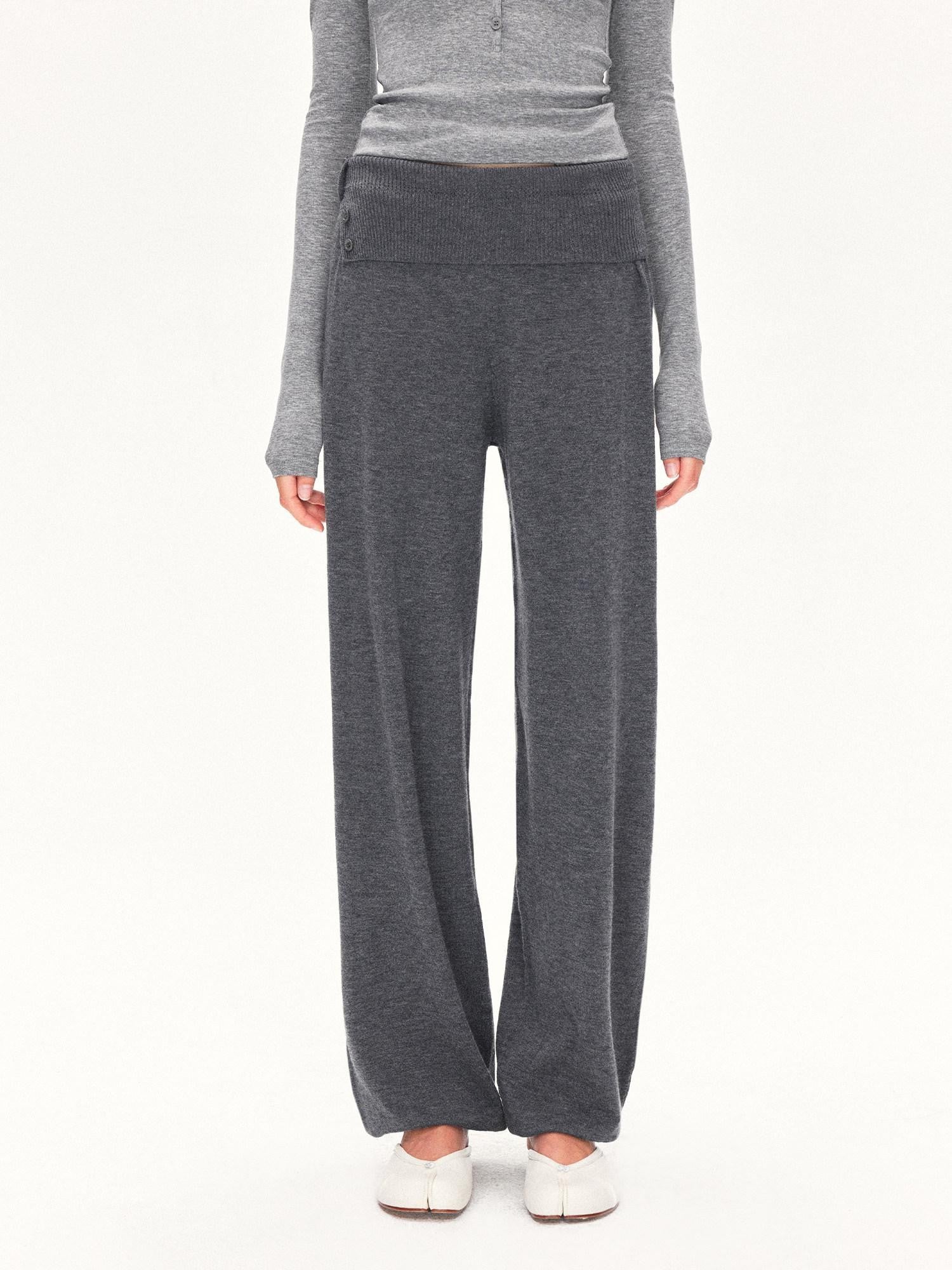 kvkv Side Slit Foldover Detachable Stirrup Women&