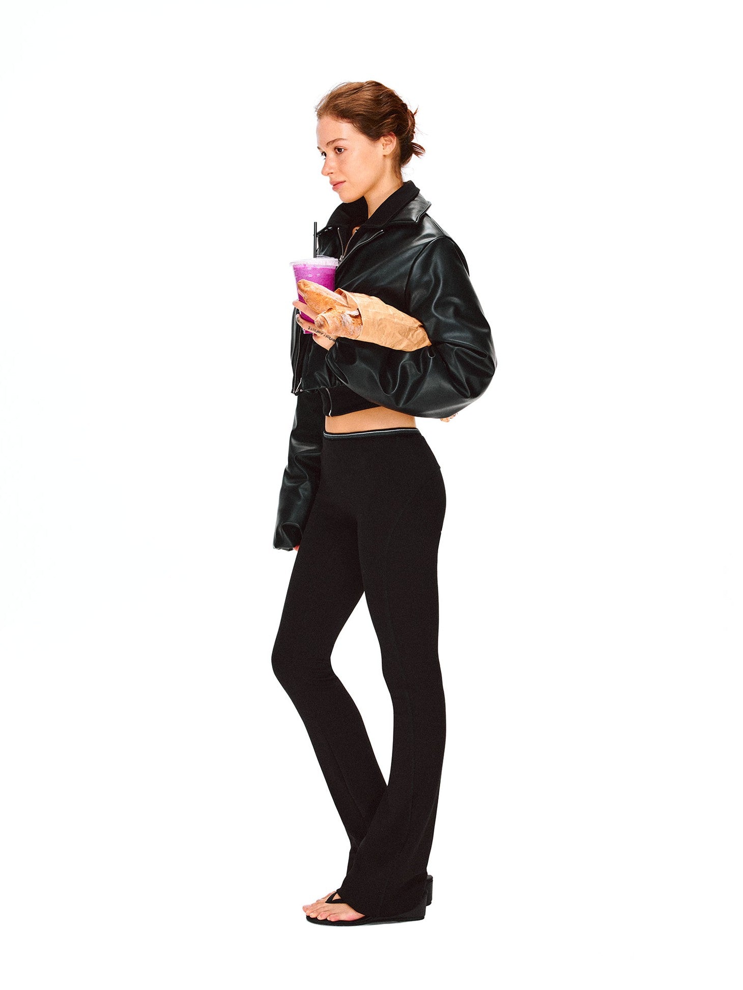 kvkv Skin Feel Striped Waist Drawstring Yoga Women&