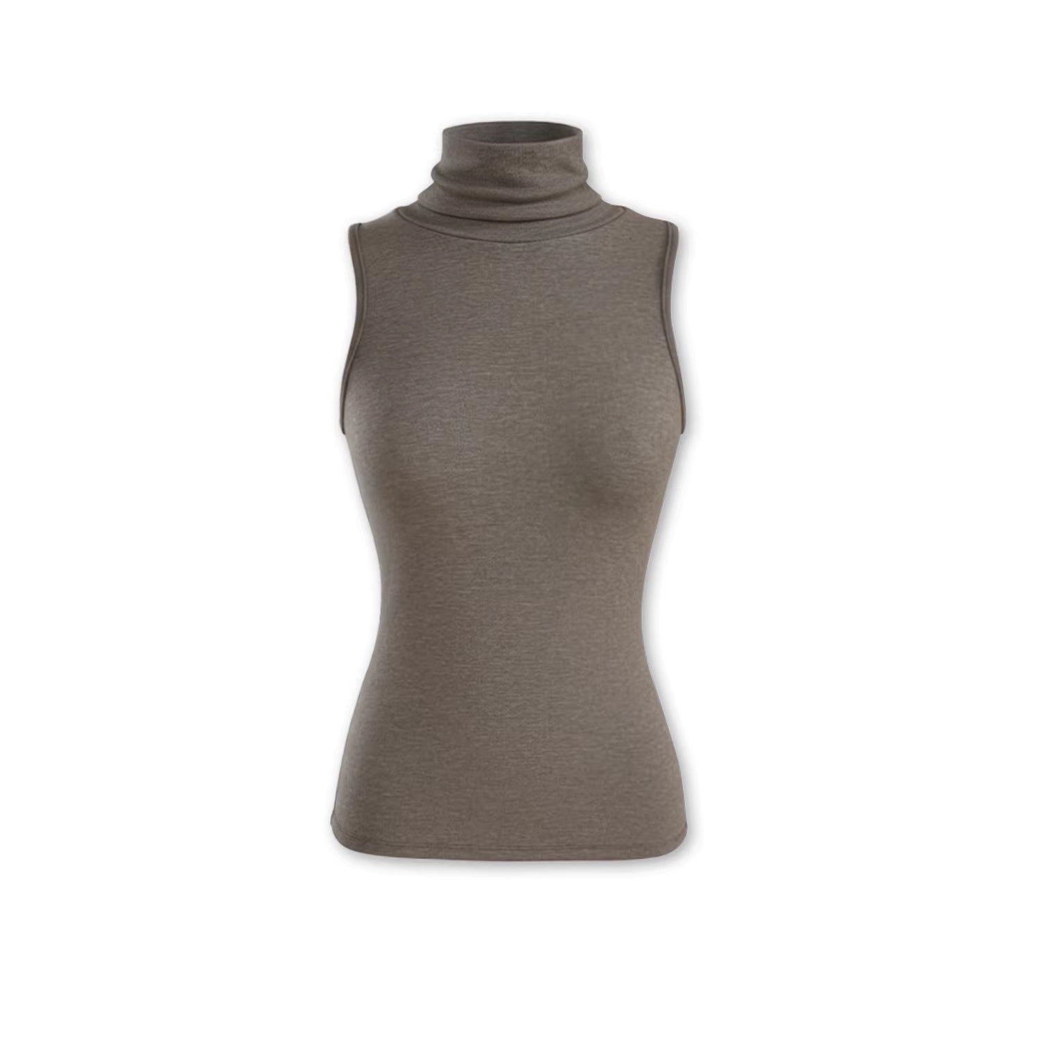 kvkv_Soft_Breathable_Cotton_Blend_Slim_Fit_Wheat_Color_Casual_Women_Basic_Tank_Tops_MISSTT