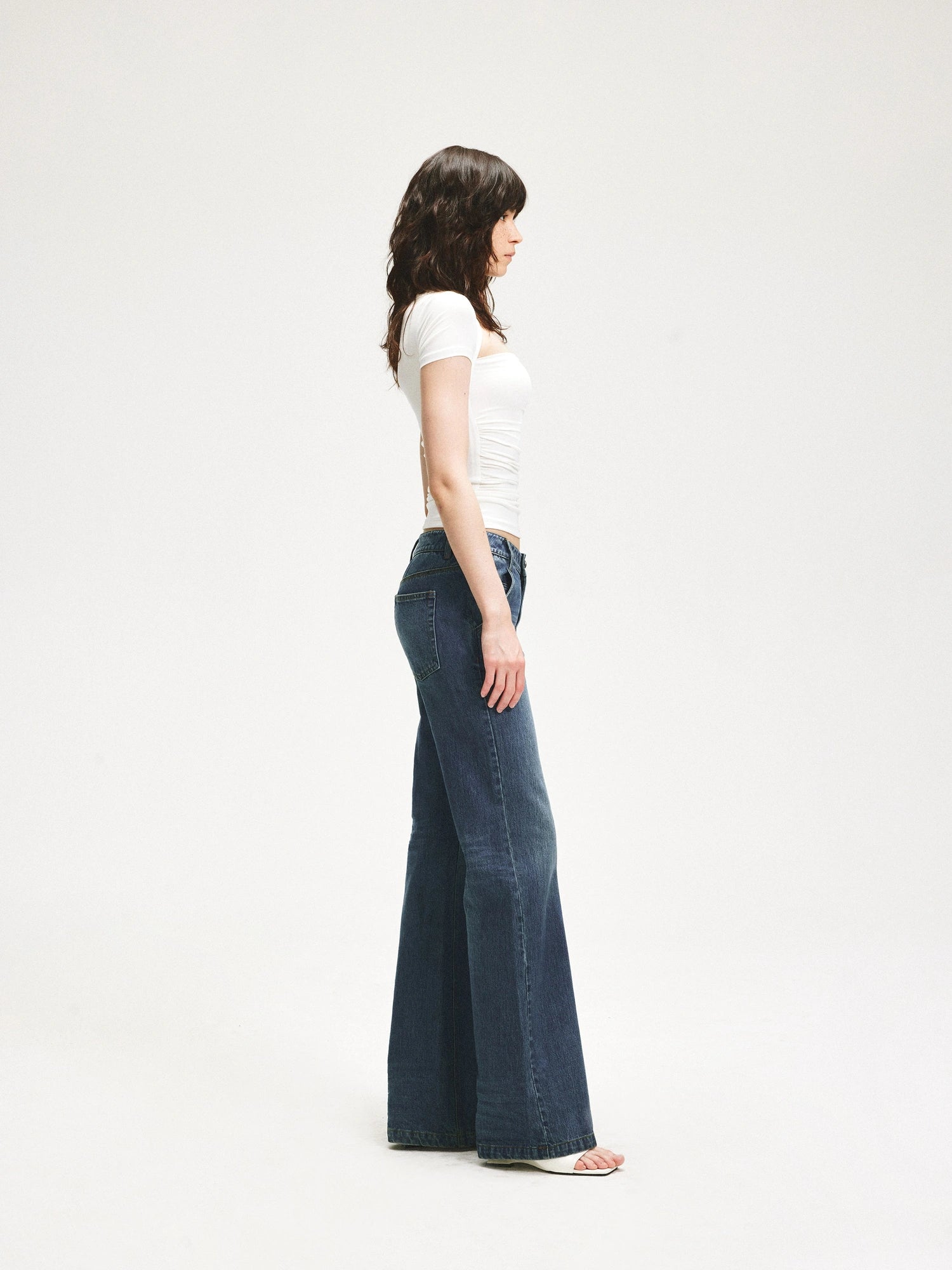 kvkv Square Neck Slim Fit T-shirt