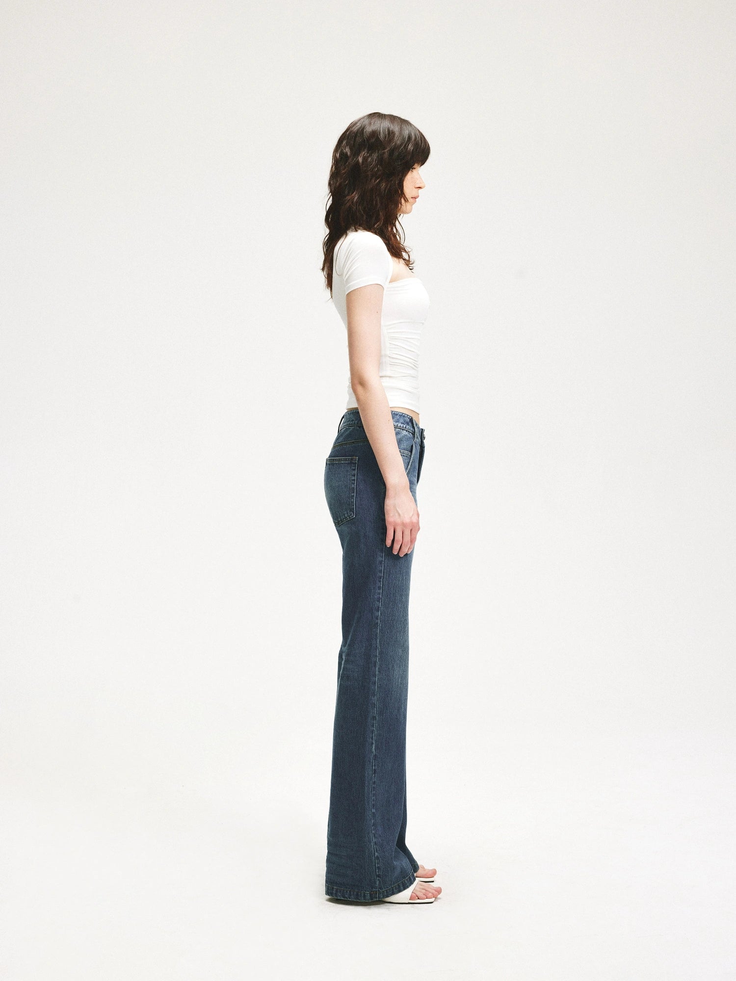 kvkv Square Neck Slim Fit T-shirt