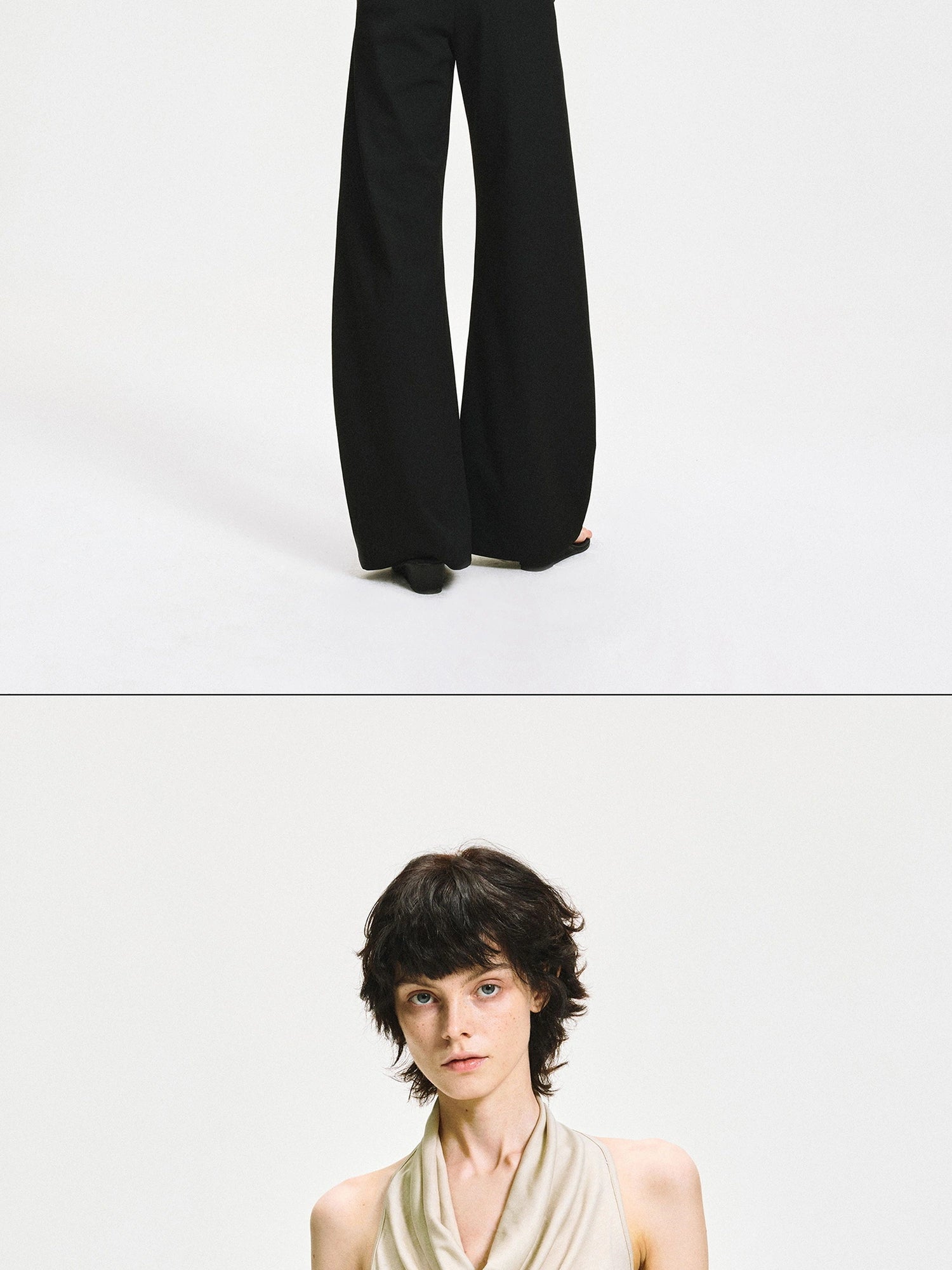 Twist Knot Backless Halter Top