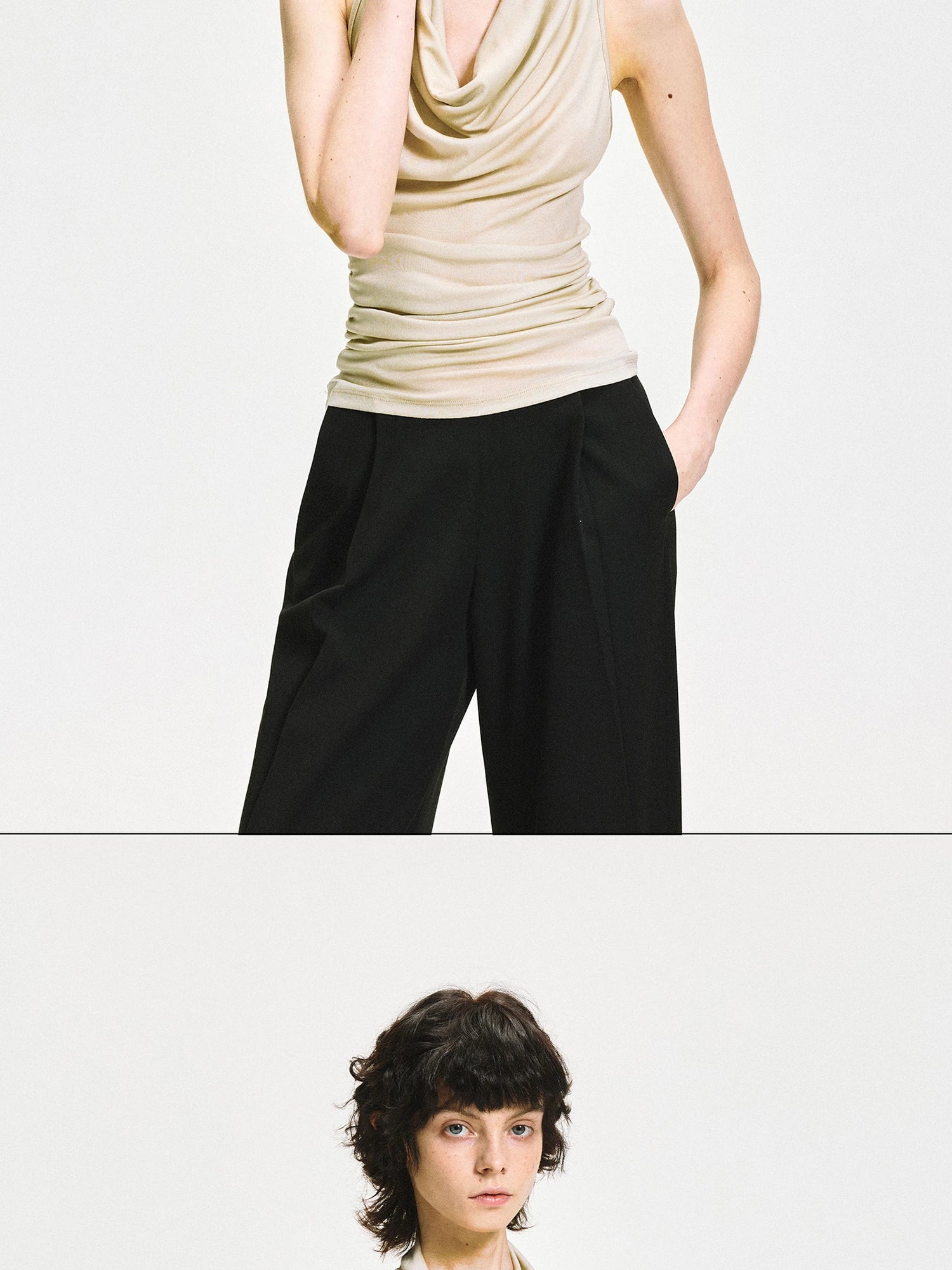 Twist Knot Backless Halter Top