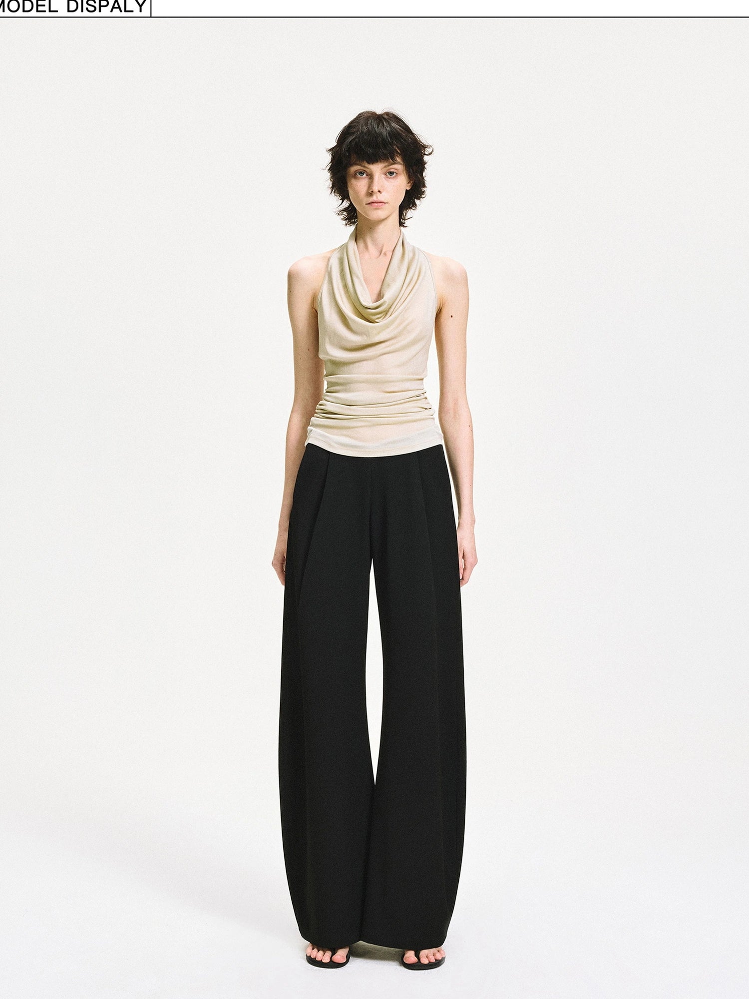 Twist Knot Backless Halter Top