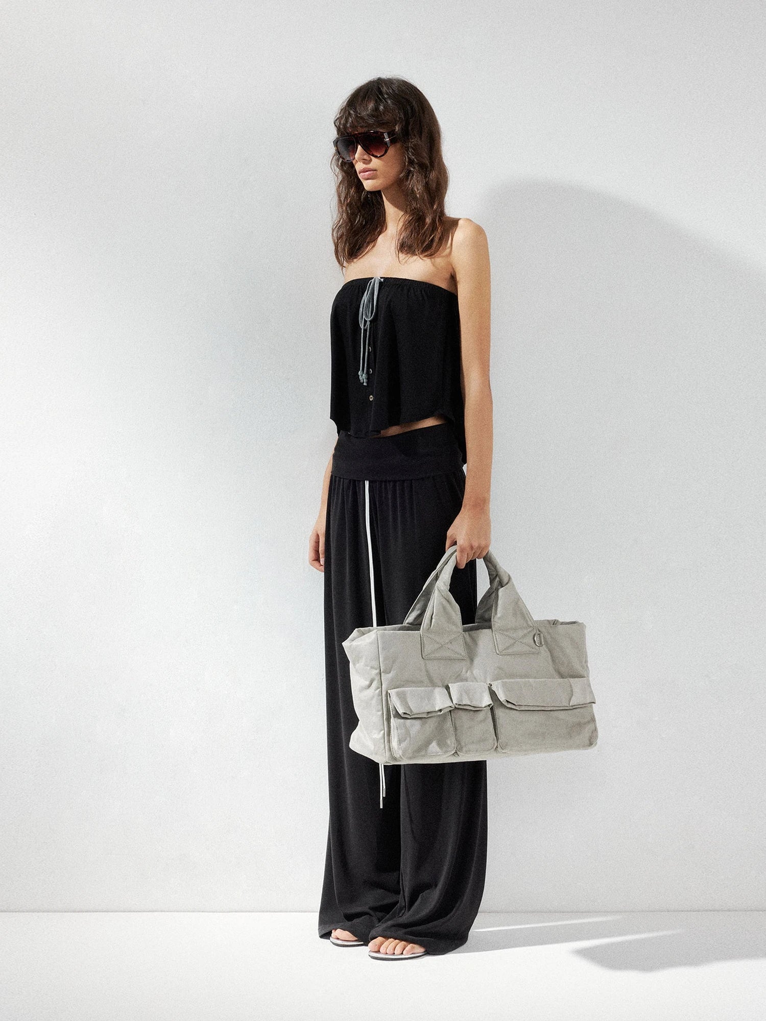 kvkv Two Way Drawstring Tube Top