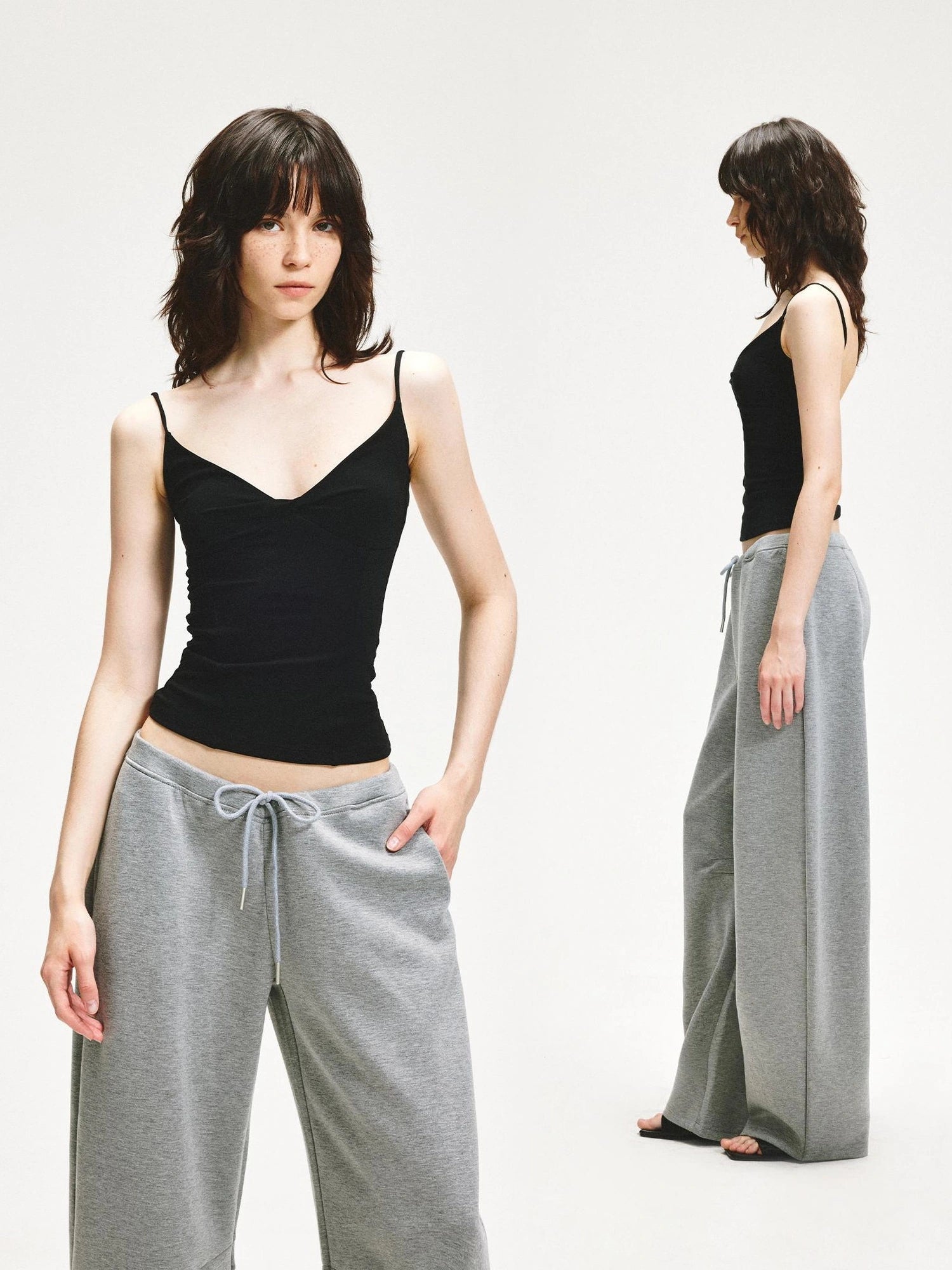 KVKV Yoga Clothing Brand - V-neck Twist Front Yoga Tank Top