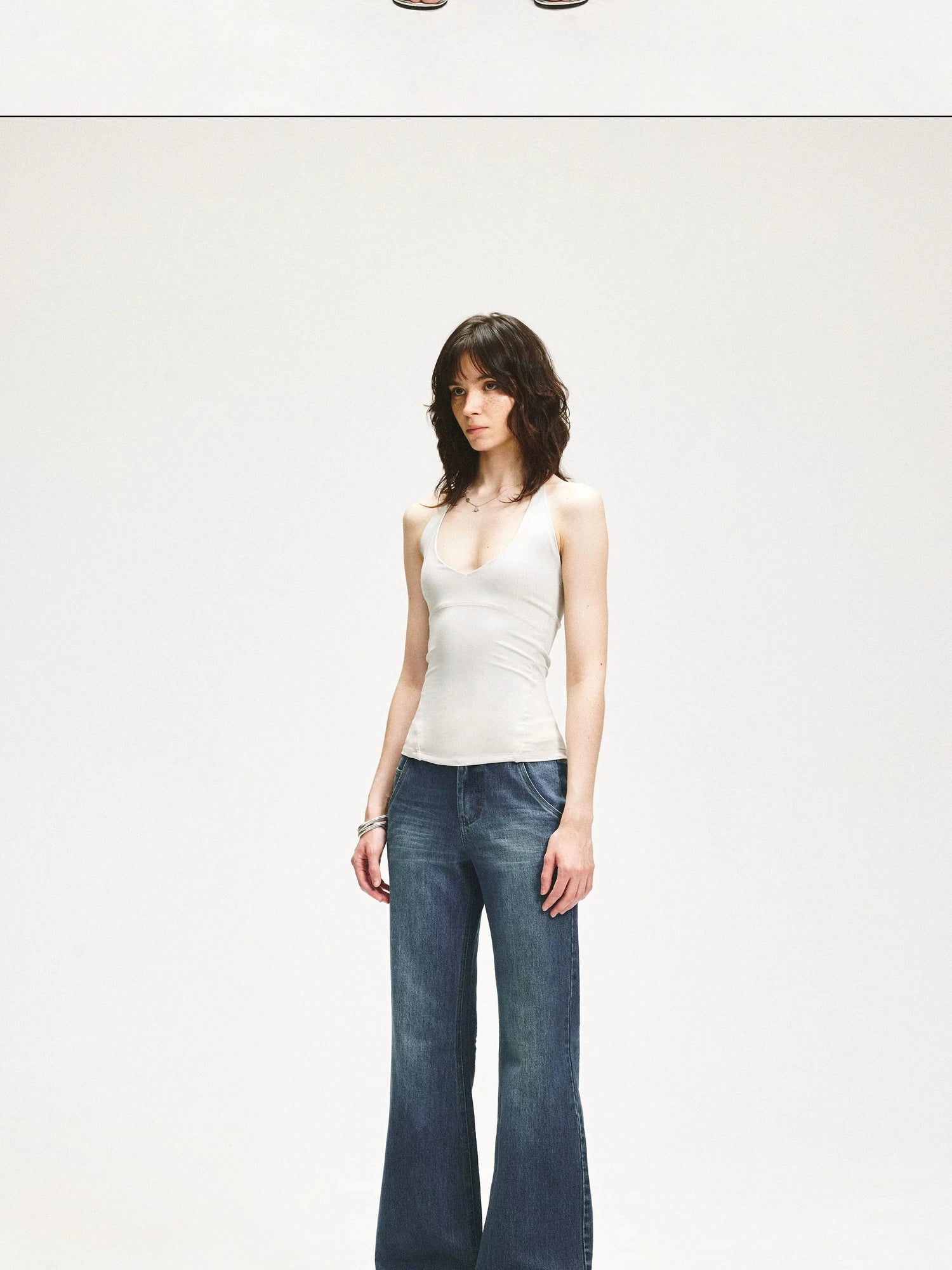 KVKV Yoga Clothing Brand - V-neck Wrap Front Backless Yoga Top