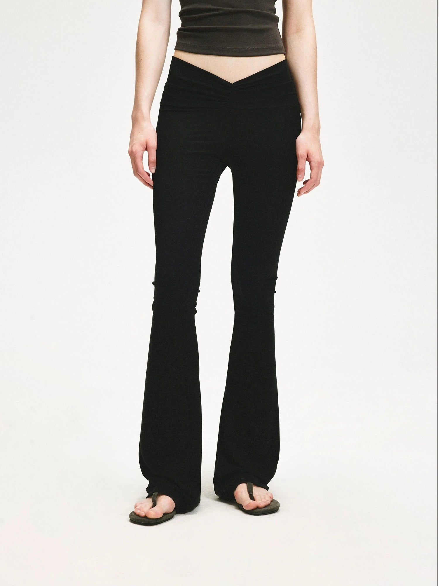 KVKV Yoga Clothing Brand - V Wrinkle Flared Yoga Pants