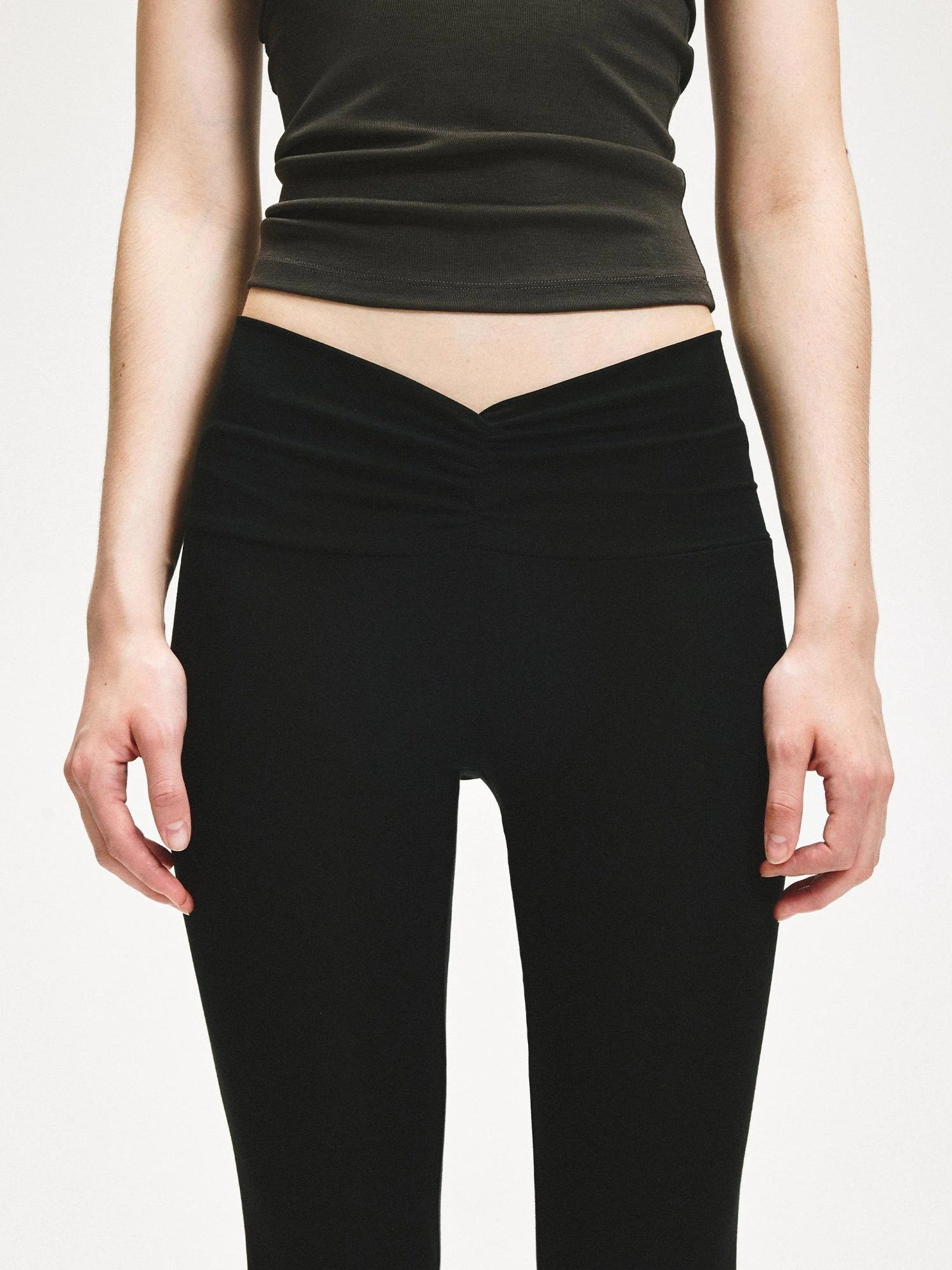KVKV Yoga Clothing Brand - V Wrinkle Flared Yoga Pants