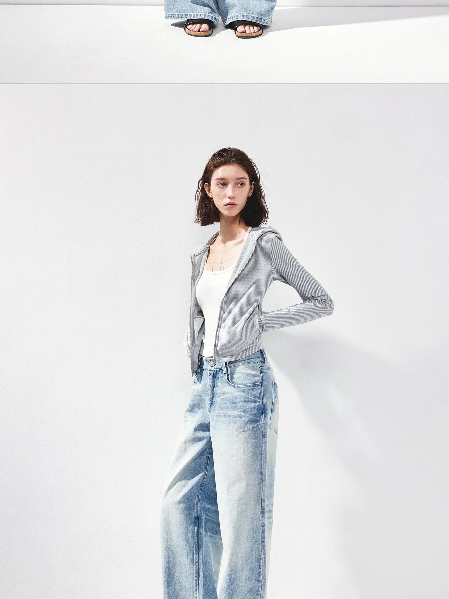 kvkv Vintage Light Blue Washed Boyfriend Jeans