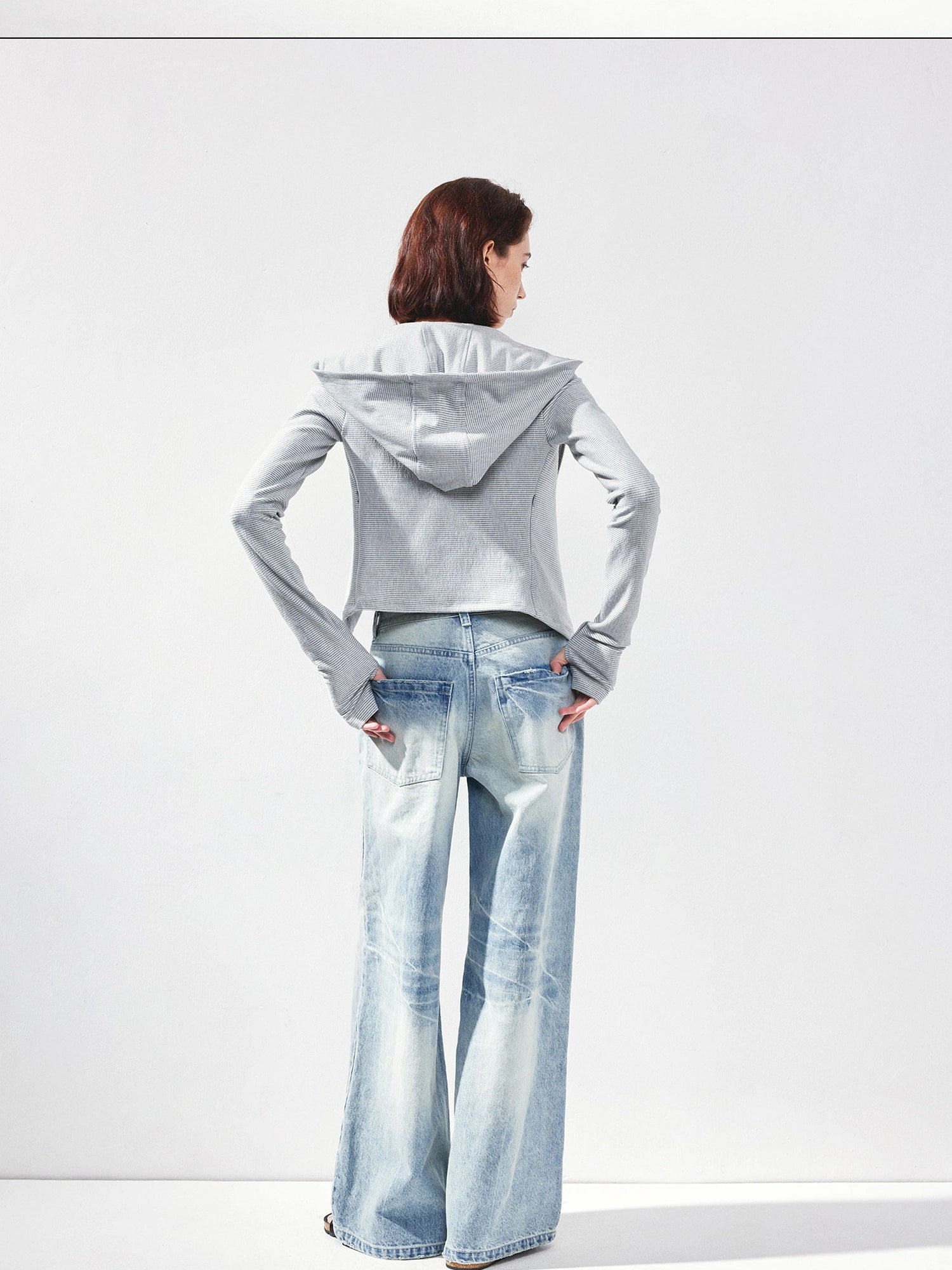 kvkv Vintage Light Blue Washed Boyfriend Jeans