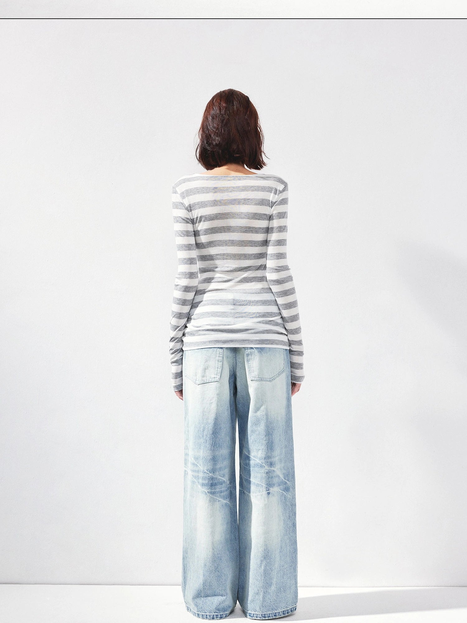kvkv Vintage Light Blue Washed Boyfriend Jeans