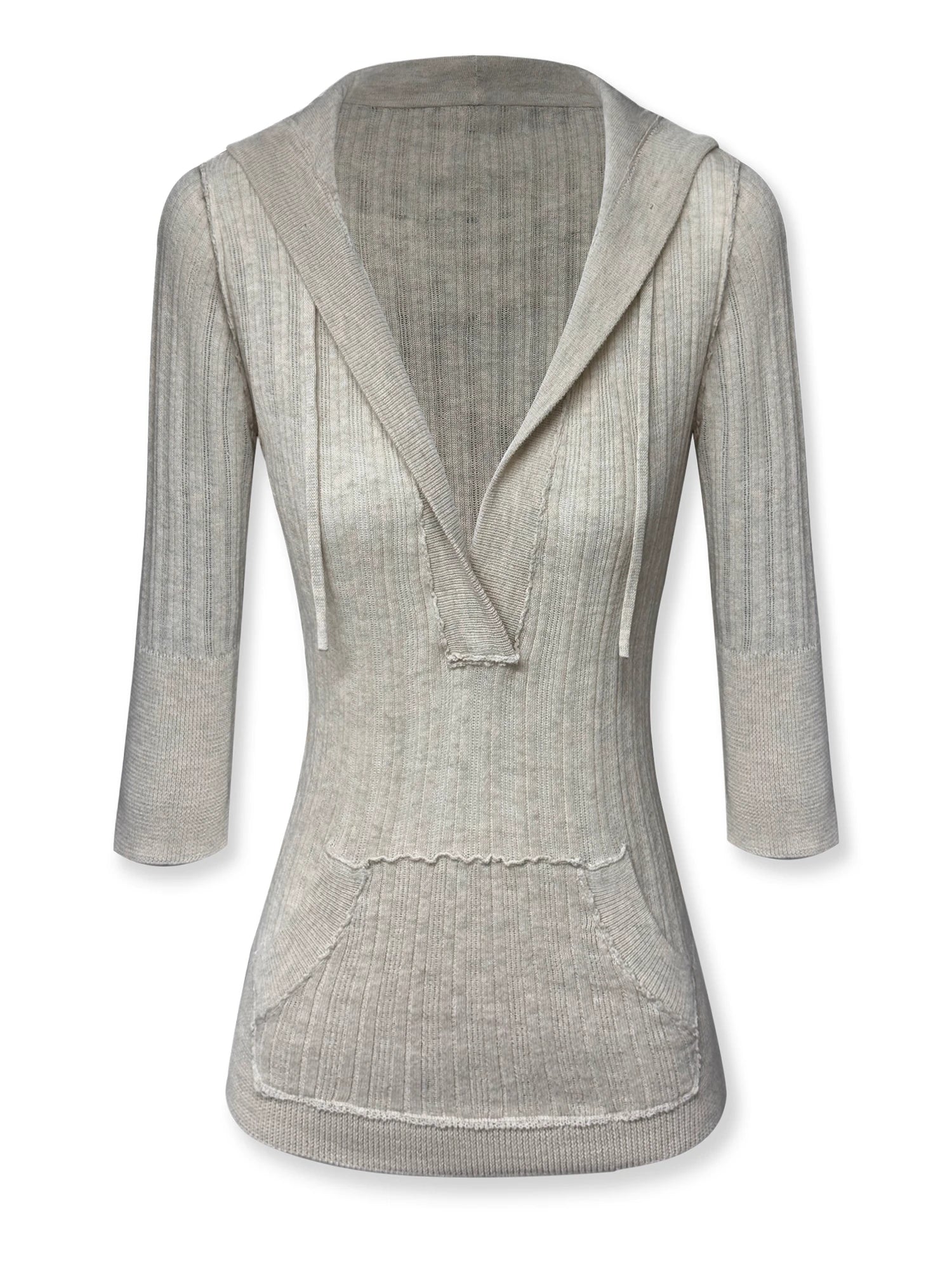 kvkv_Vintage_V-neck_Cropped_Cable_Knit_Sweater_MISSTT